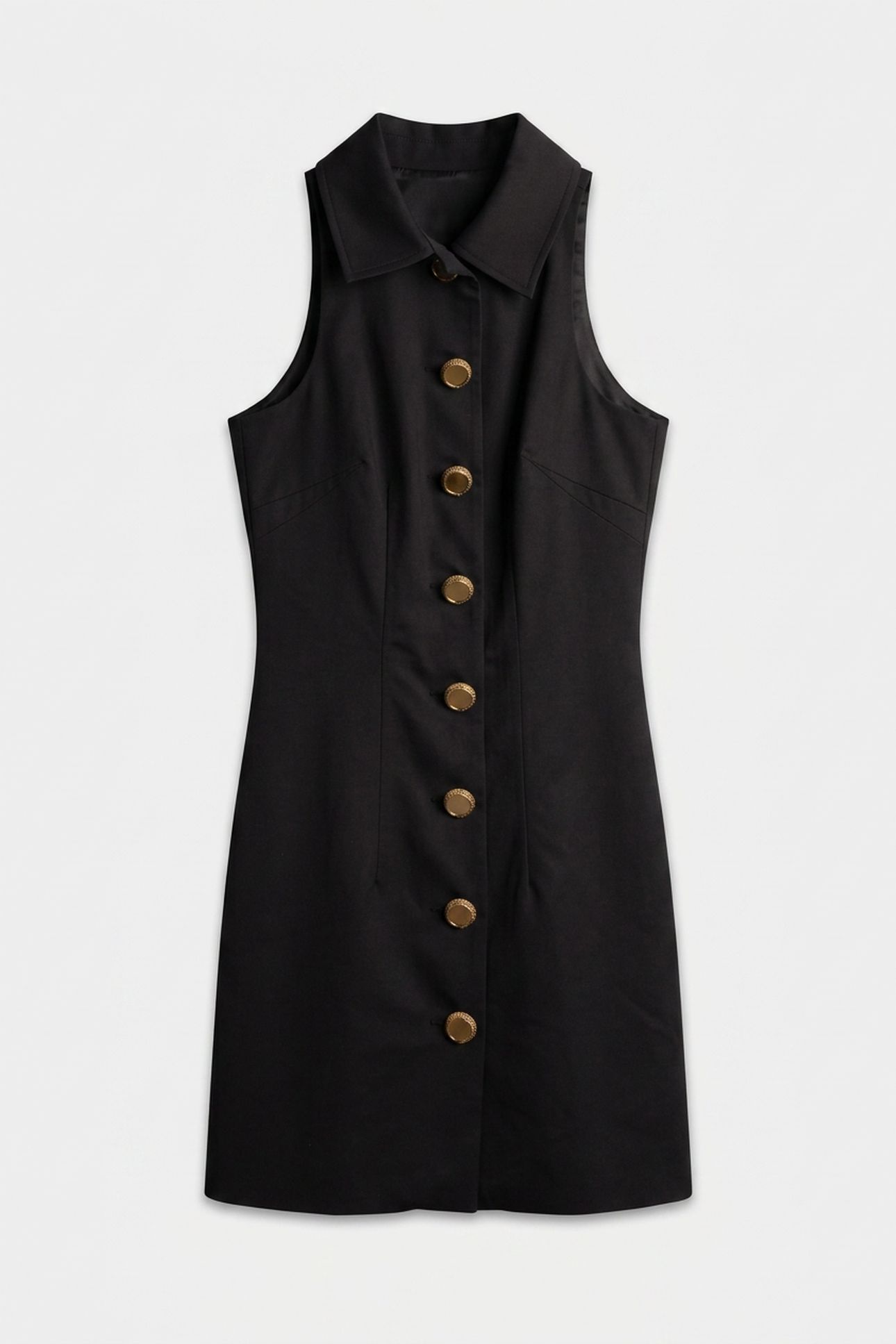NADA SHIRT COLLAR SL JET BLACK A996 3