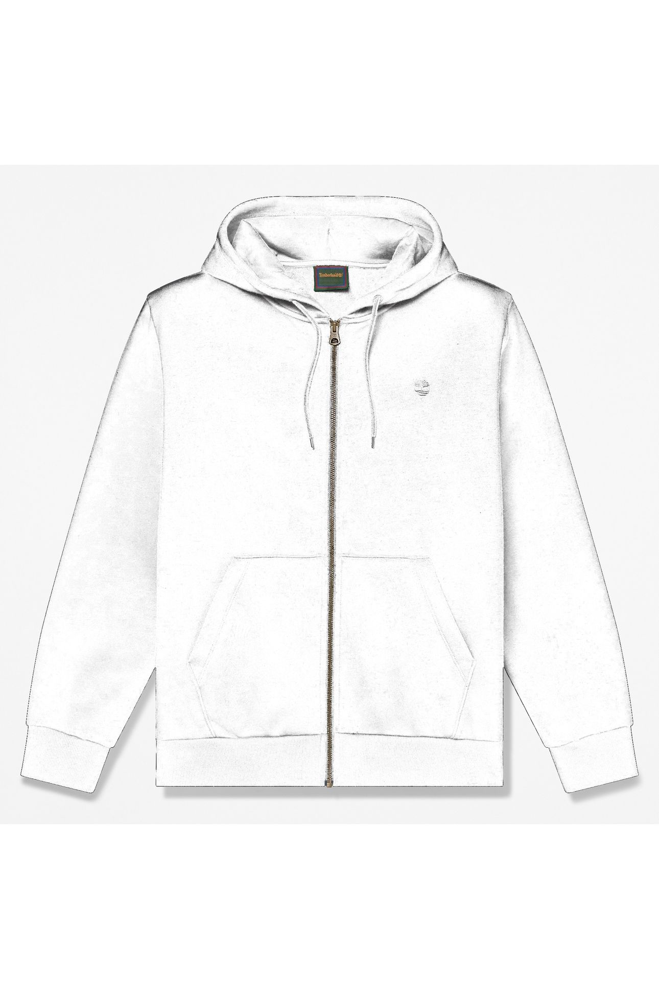 OYSTER RIVER CHEST LOGO BB ZIP HOODIE BLACK 3