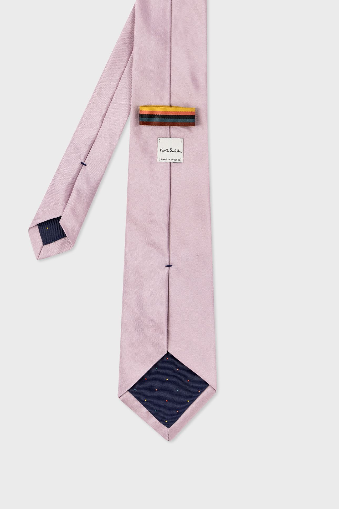 MEN TIE PLAIN SILK NEW PINK 5