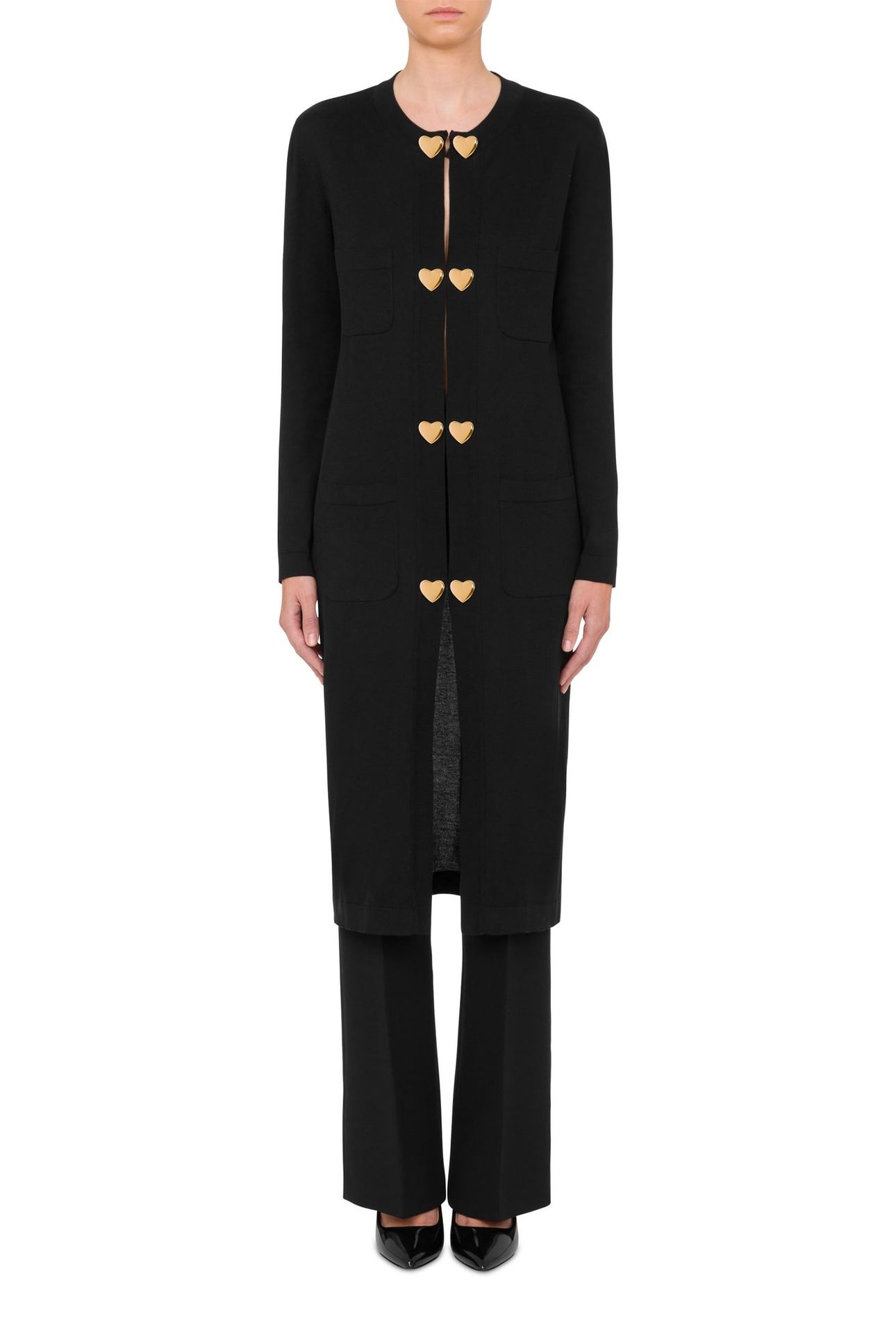 KNITTED JACKET BLACK 1