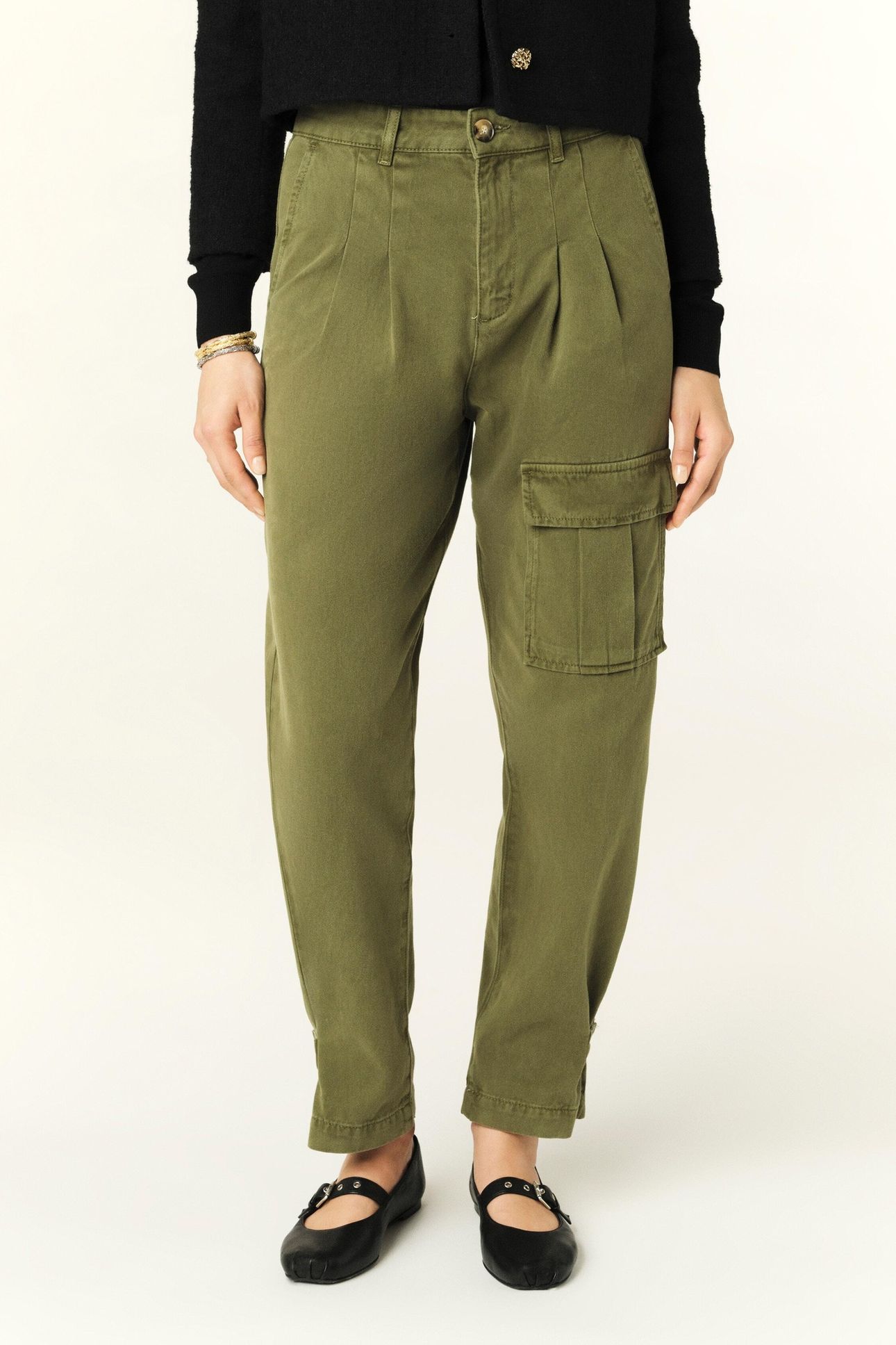 STRAIGHT TROUSERS KAKI 1