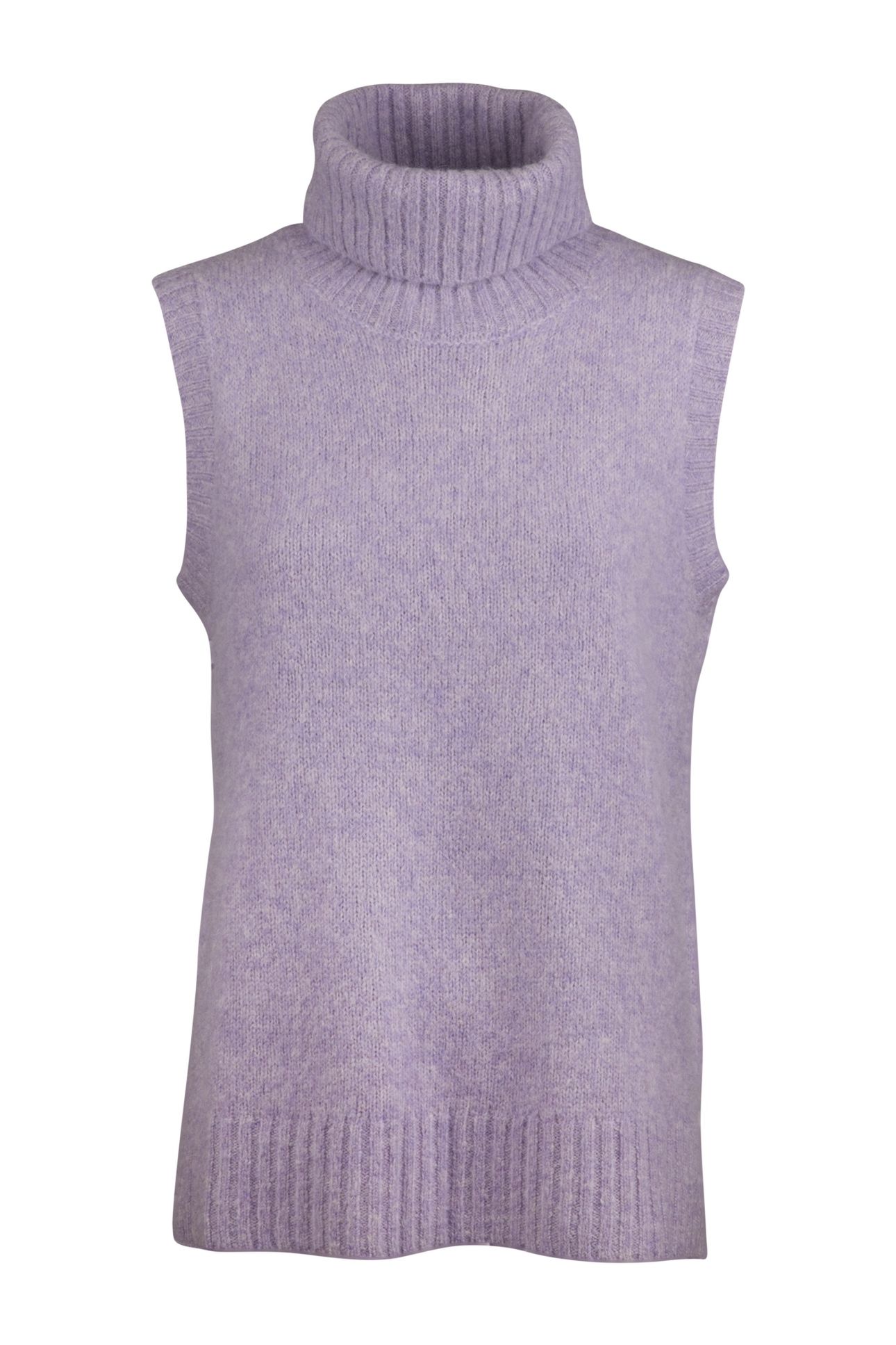 GEORGETTE KNIT VEST PURPLE 1
