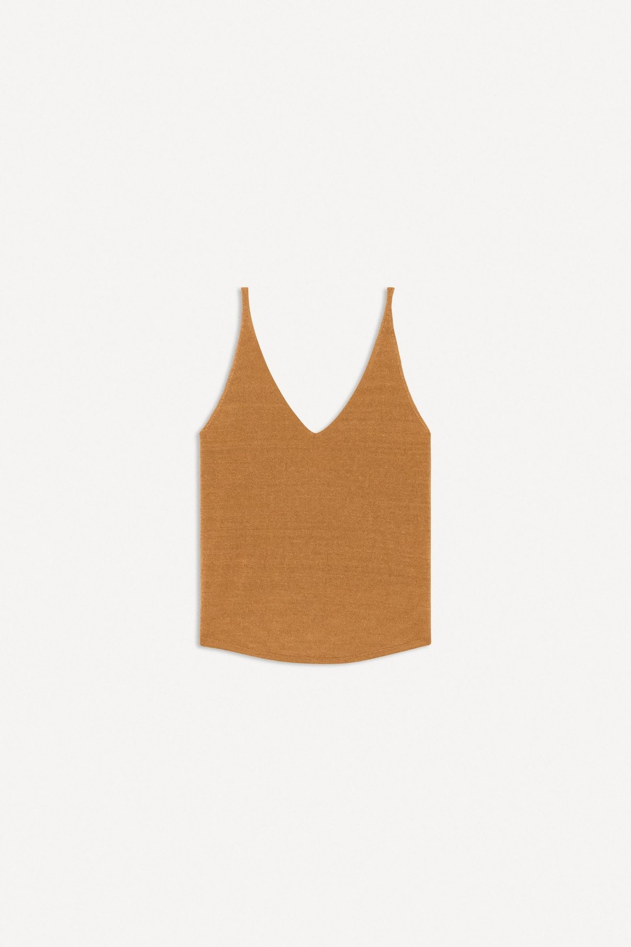 SLEEVELESS KNIT CARAMEL 3
