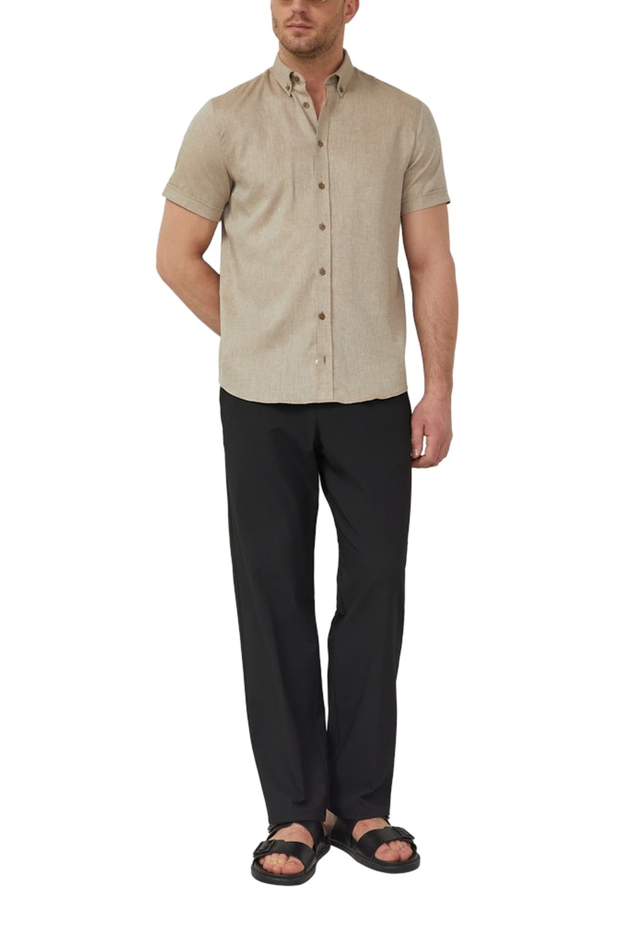 S.OLIVER SHIRTS BROWN 2