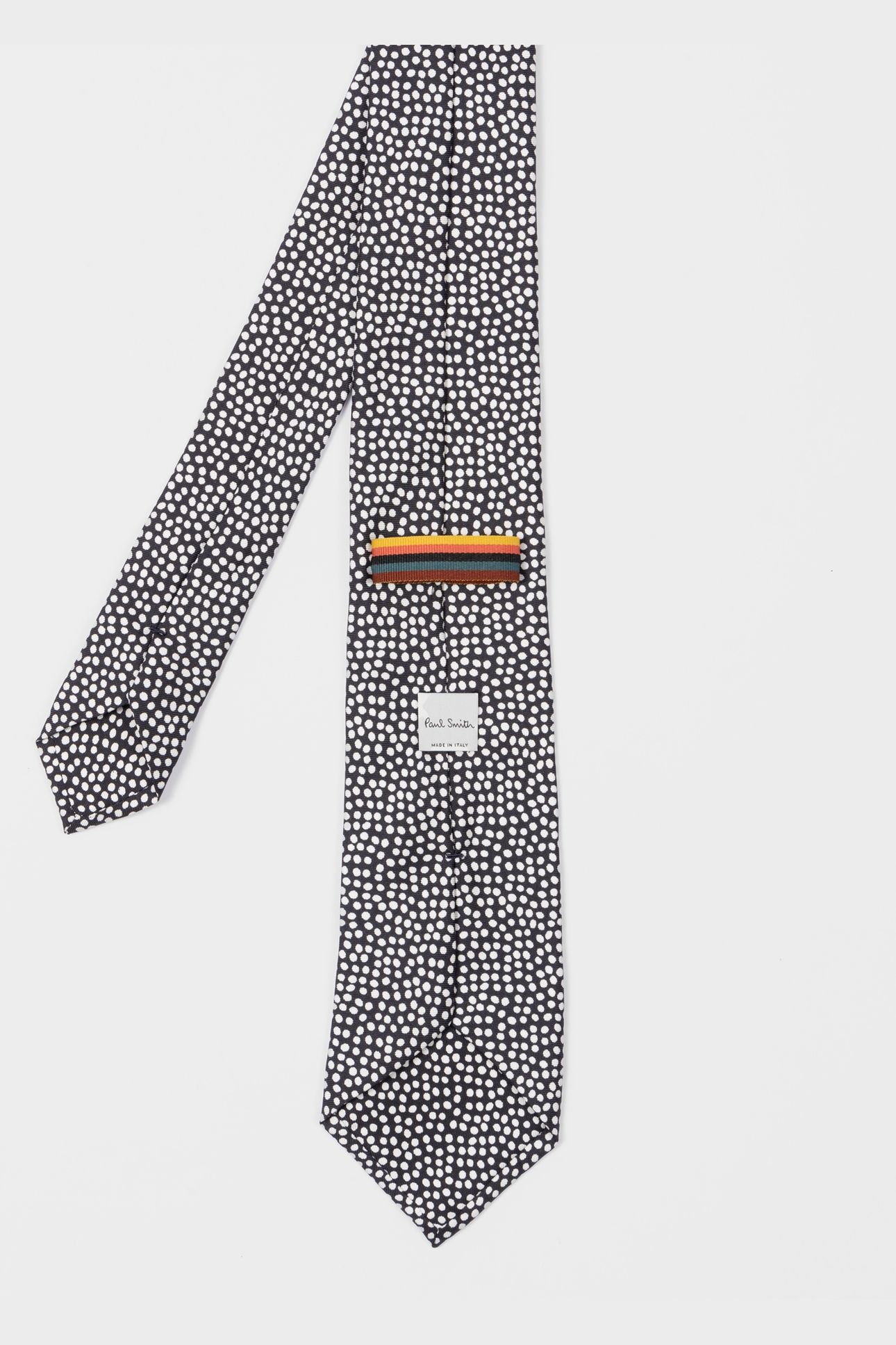 MEN TIE POLKA DOT BLACK 2