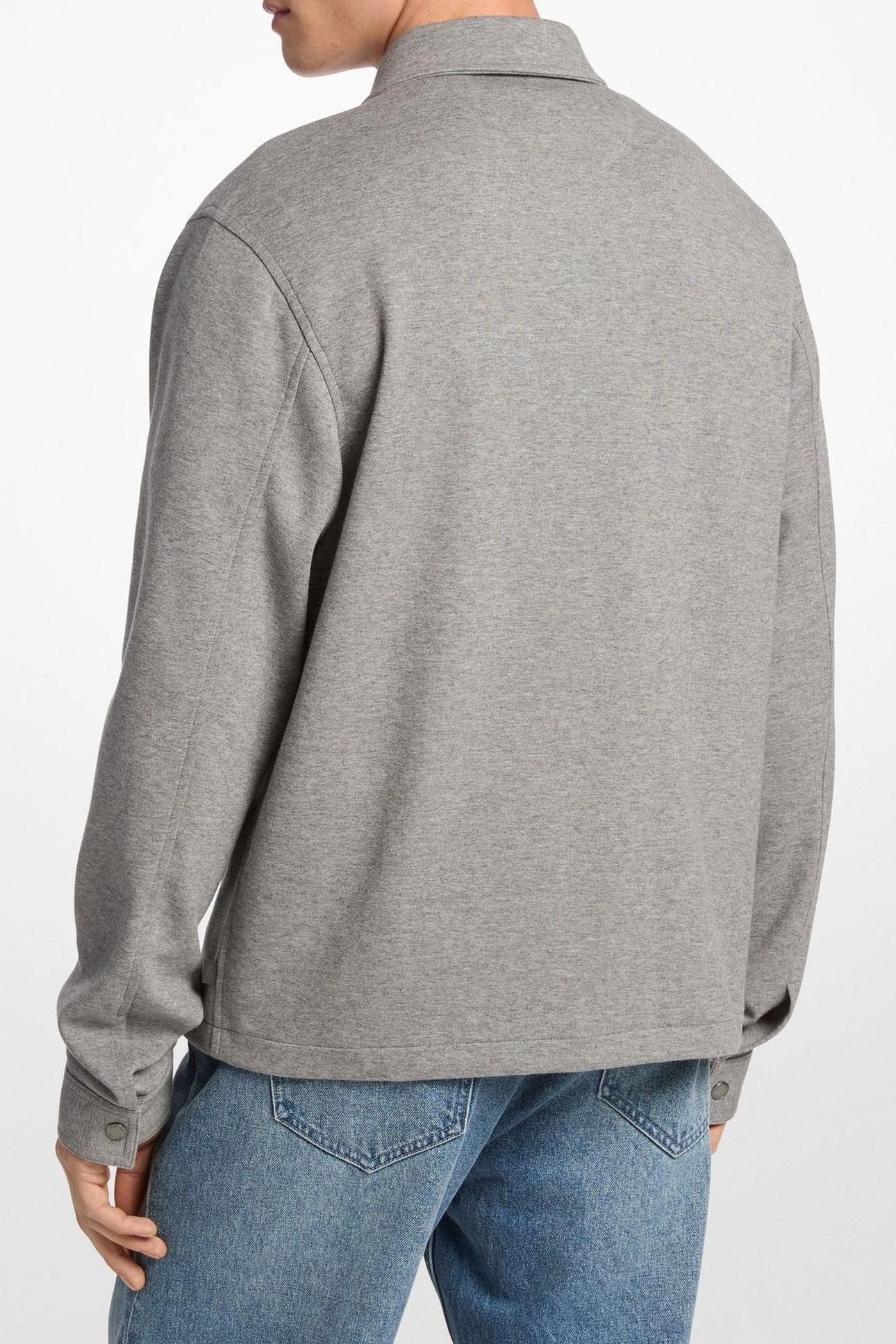 HOLIDAY LOGO JACKET ASH MELANGE 2