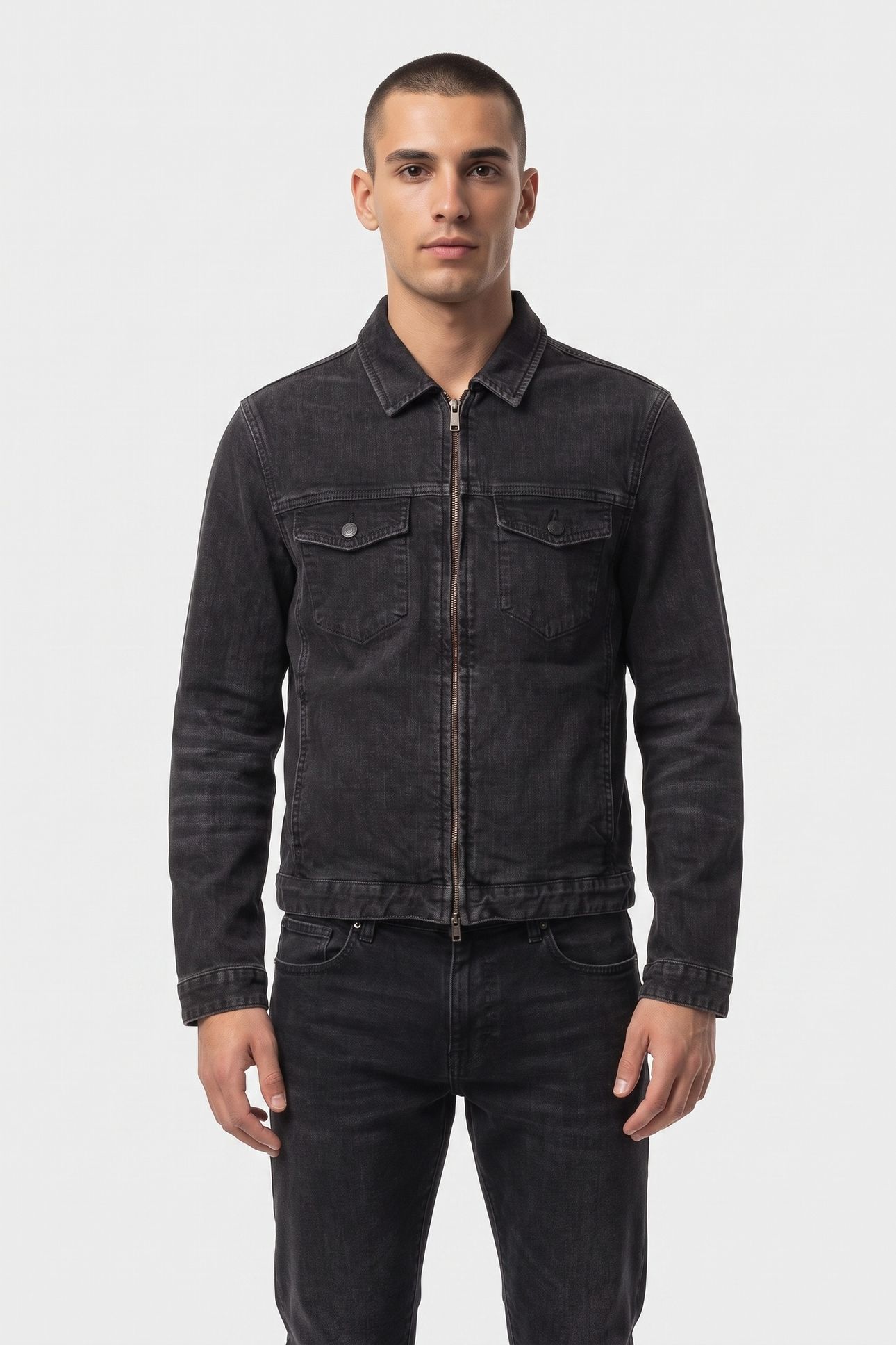 BENNY JACKET-MODERN TRUCK BLACK SAND 1