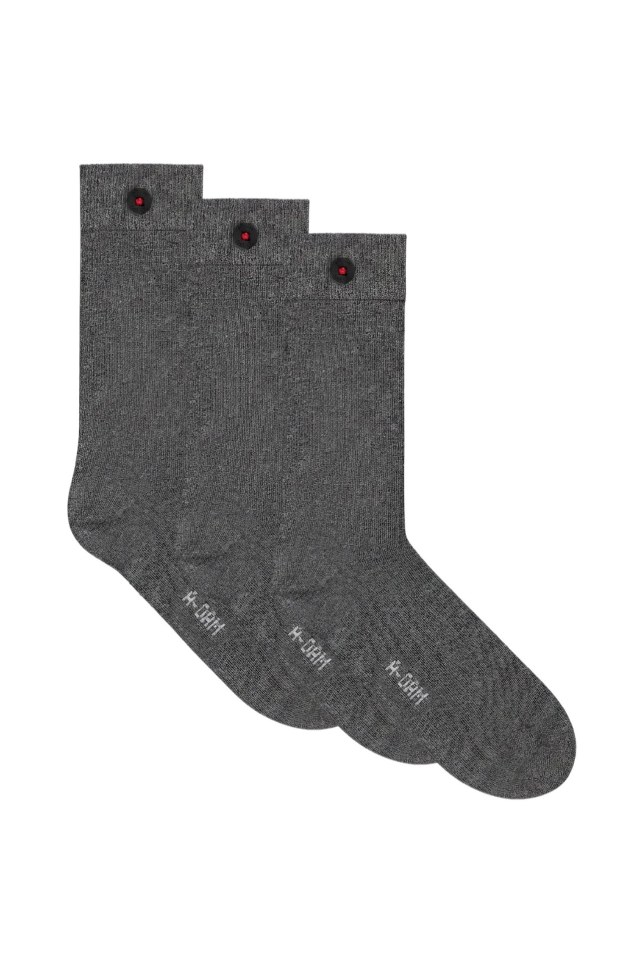 A-DAM 3-PACK CASUAL SOCKS WOUTER NINE IRON 1