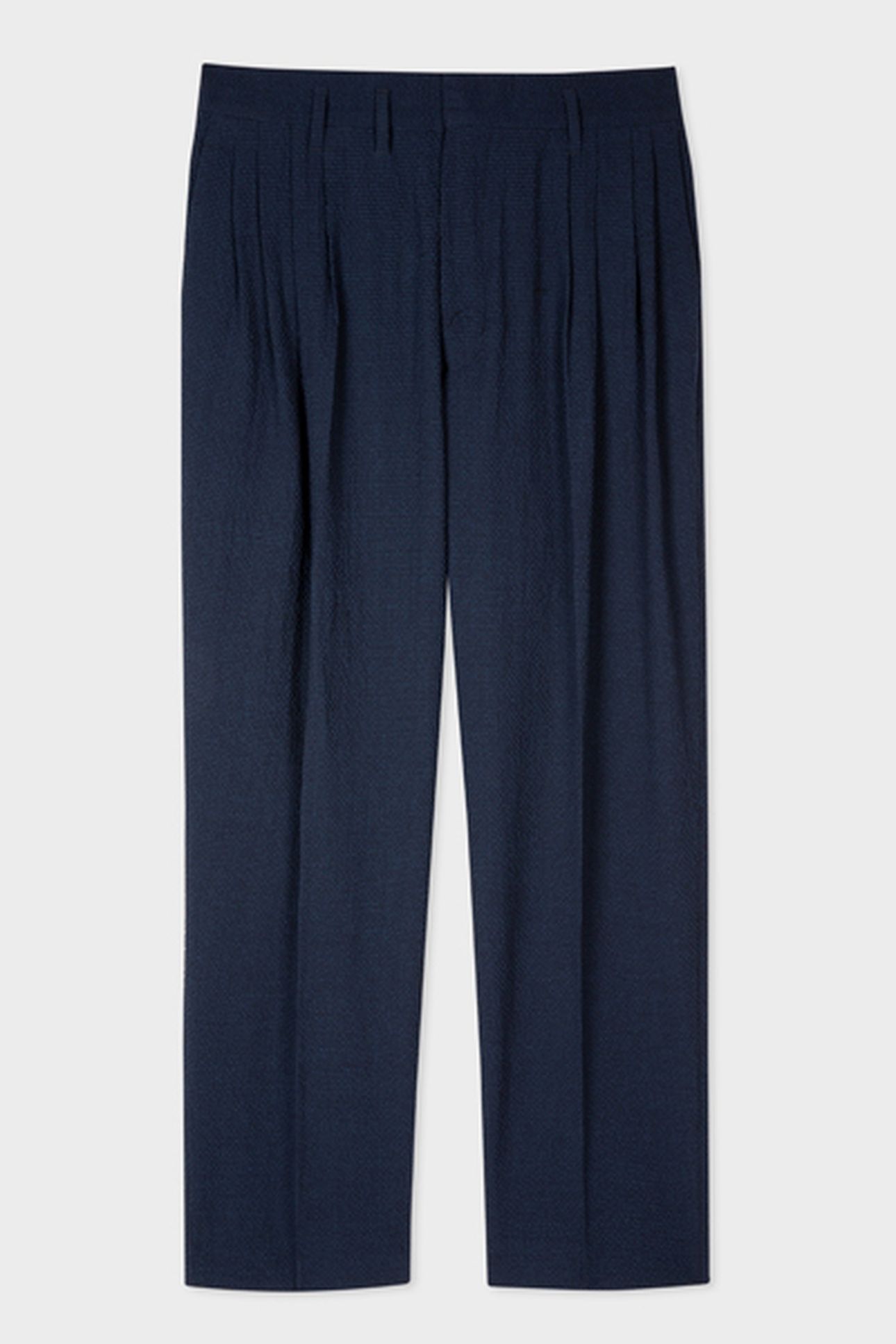 GENTS PLEATED TROUSER VERY DARK NAVY 4