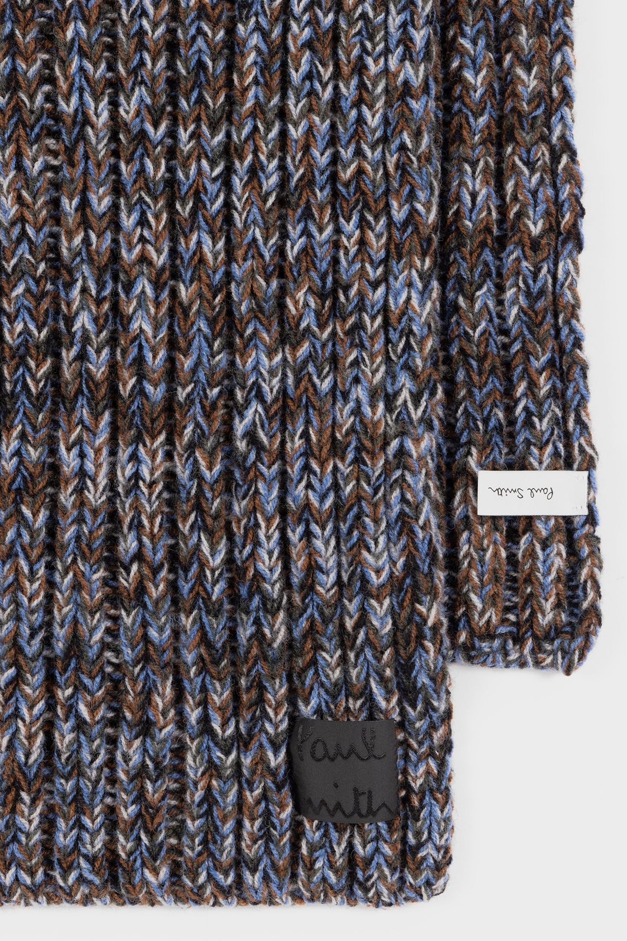 MEN SCARF CHUNKY TWISTED SLATE 10