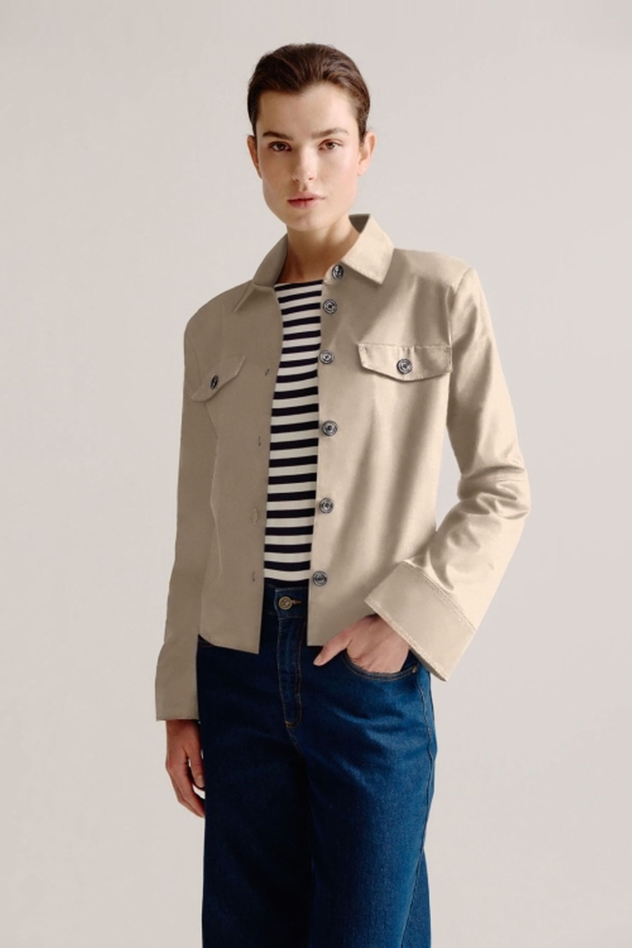 LOBKE JACKET LIGHT KHAKI 3