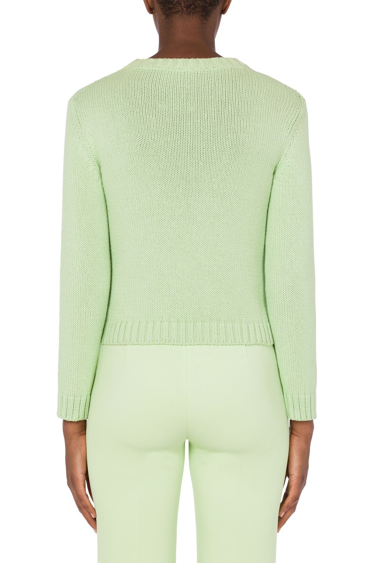 MOSCHINO TEDDY BEAR COTTON PULLOVER GREEN 2