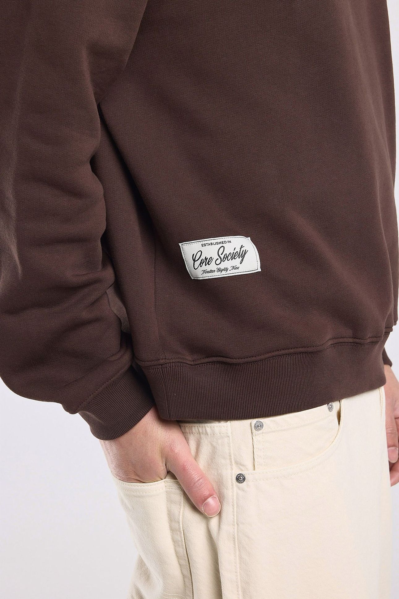 SOOD HALF ZIP MUD 6