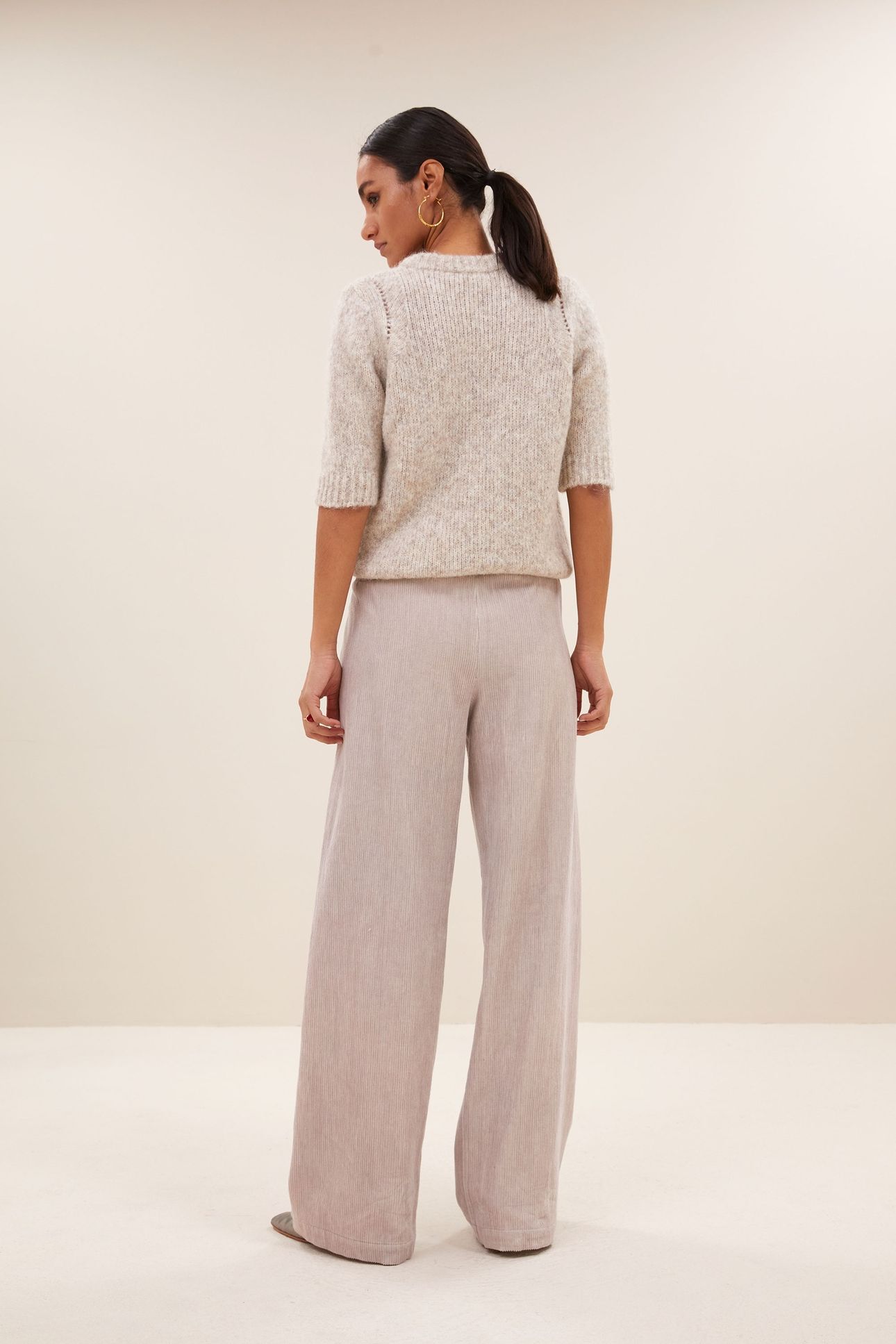 ODIN CORD PANTS LIGHT CHALK 4