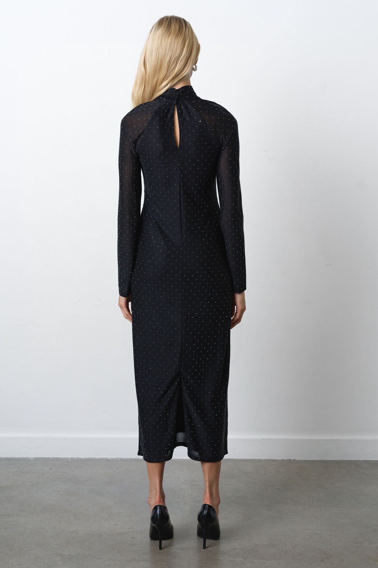SHOSHANA HOTFIX WRAP OVER JERS BLACK SILVER 3