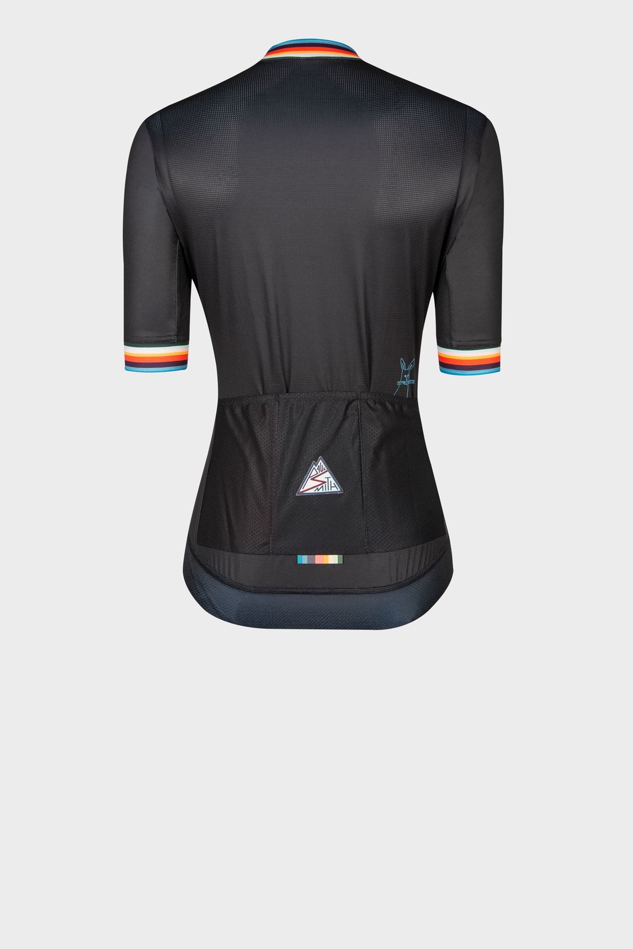WOMENS CYCLE JERSEY S/S ARTIST STRIPE BLACK 3