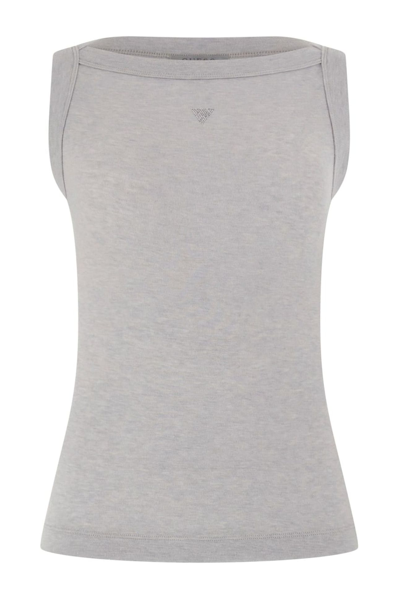 TINA RIBS TANK TOP SILK GRAY 3