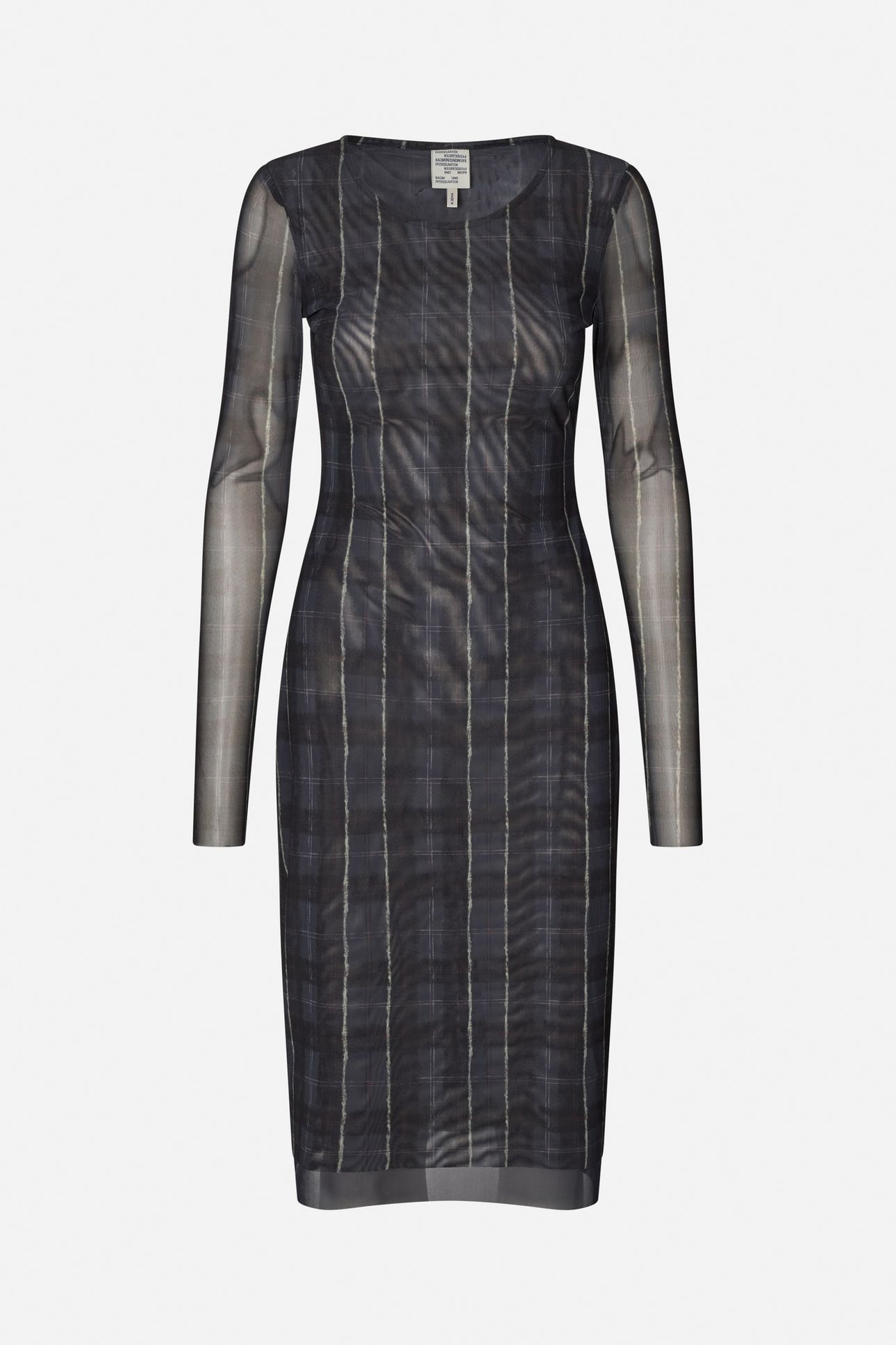 JOLANDI DRESS NAVY CHECK 3