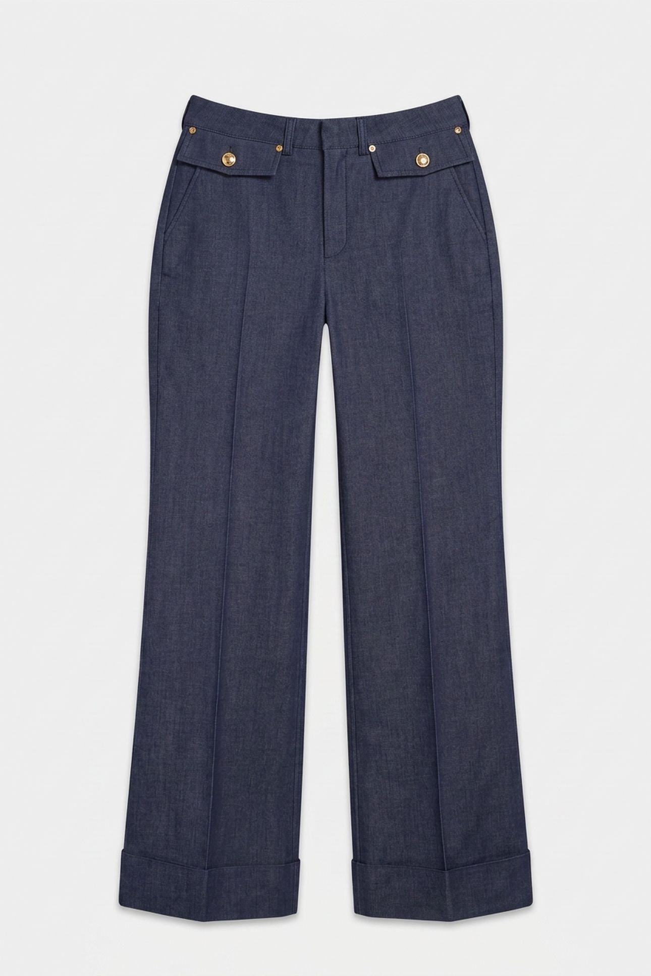 FLAP POCKET FLARE 70 DARK WASH 3