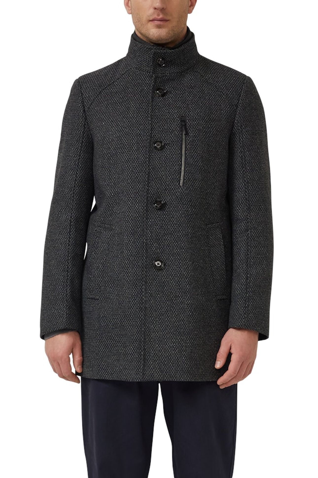 S.OLIVER JACKETS OUTDOOR GREY/BLACK 1