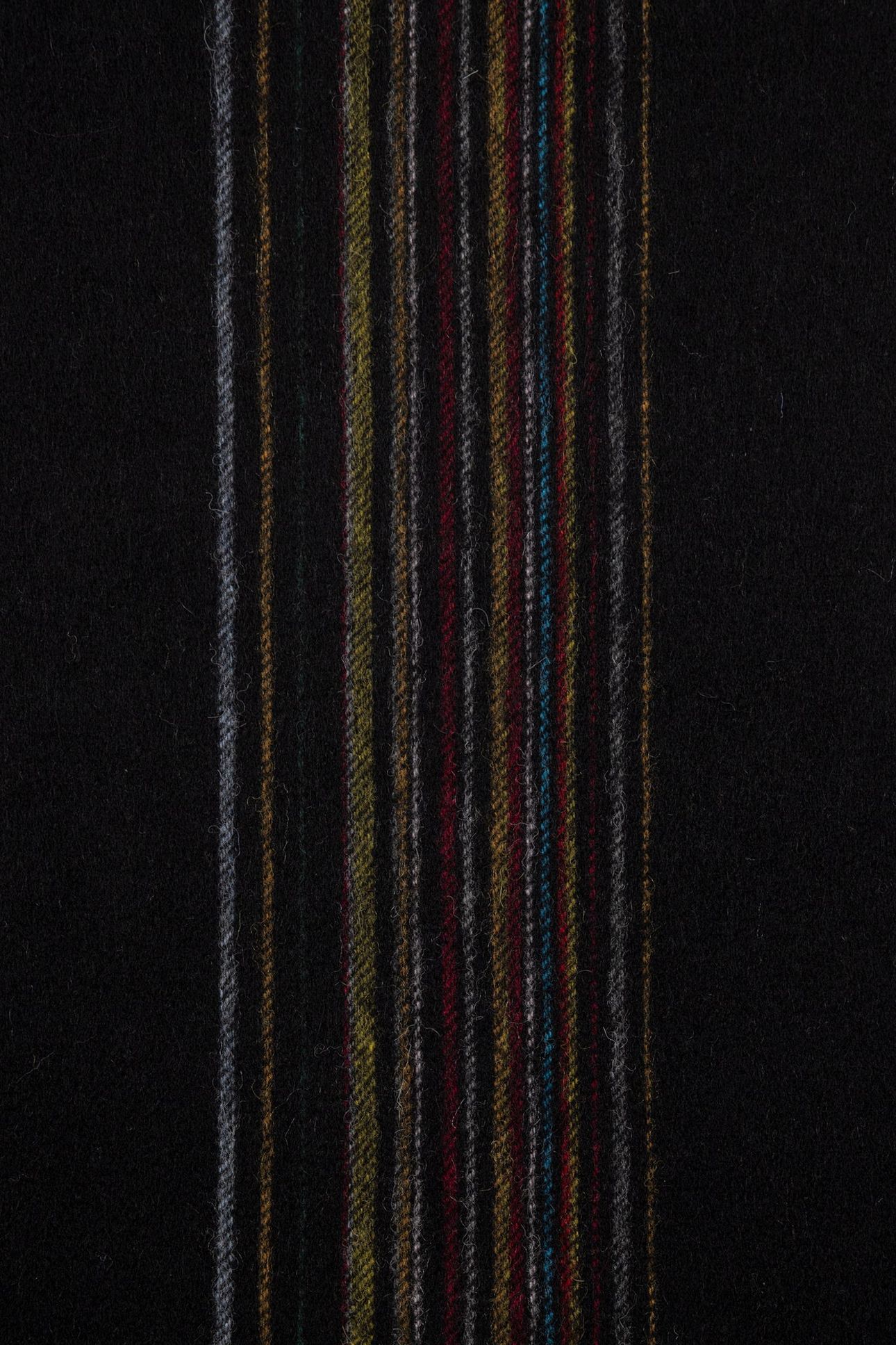 MEN SCARF OFFSET SIGNATR BLACK 4