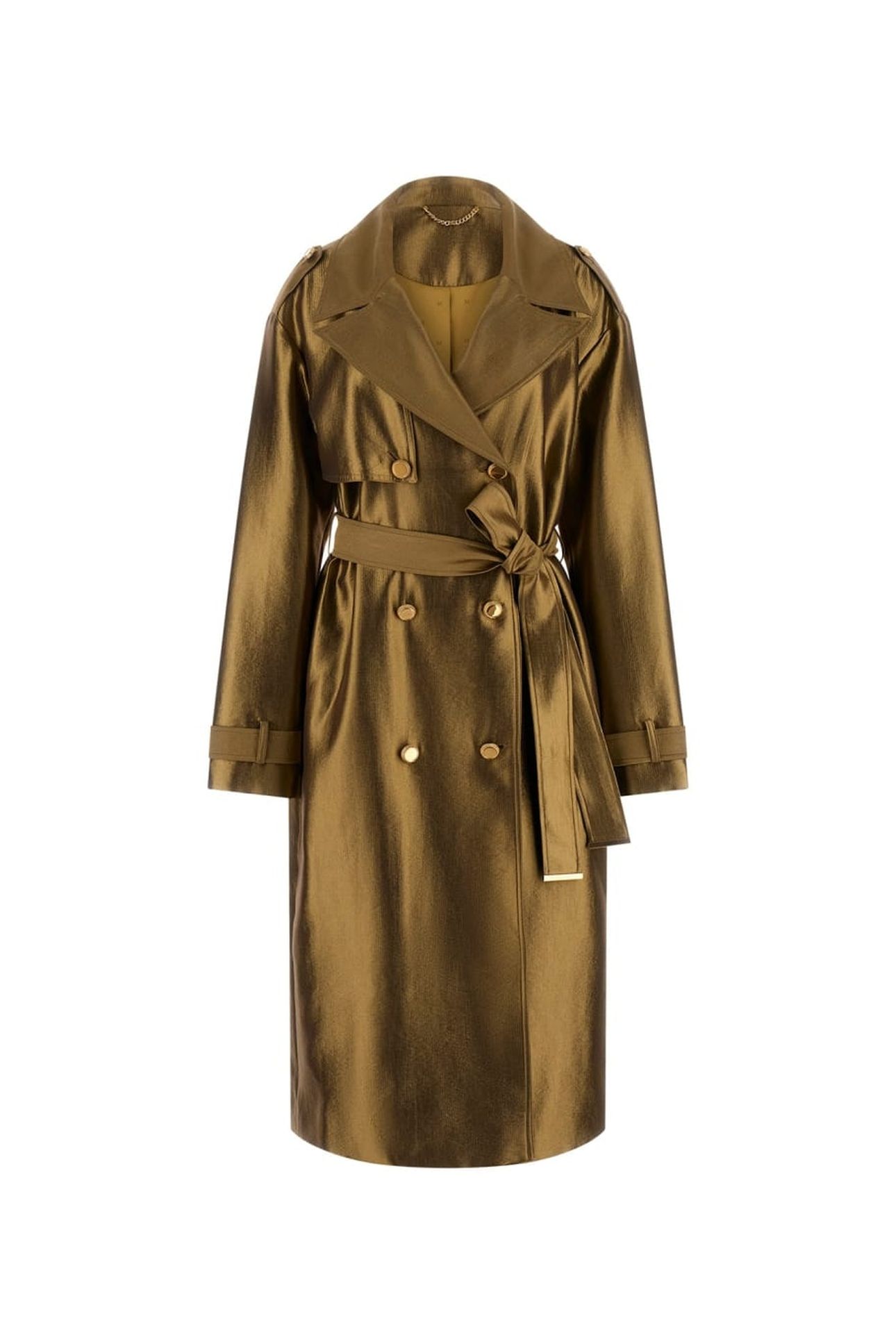 MILLA TRENCH COAT ANTIQUE GOLD MULTI 9