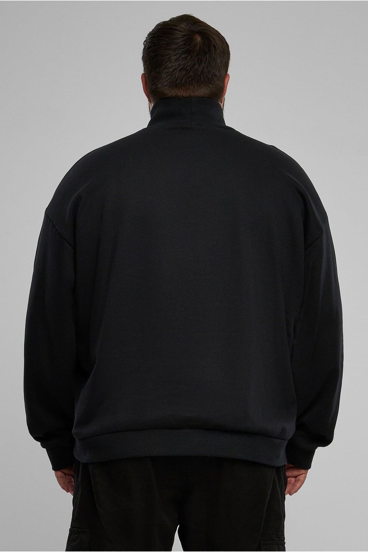 HIGH RIB NECK CREW BLACK 2