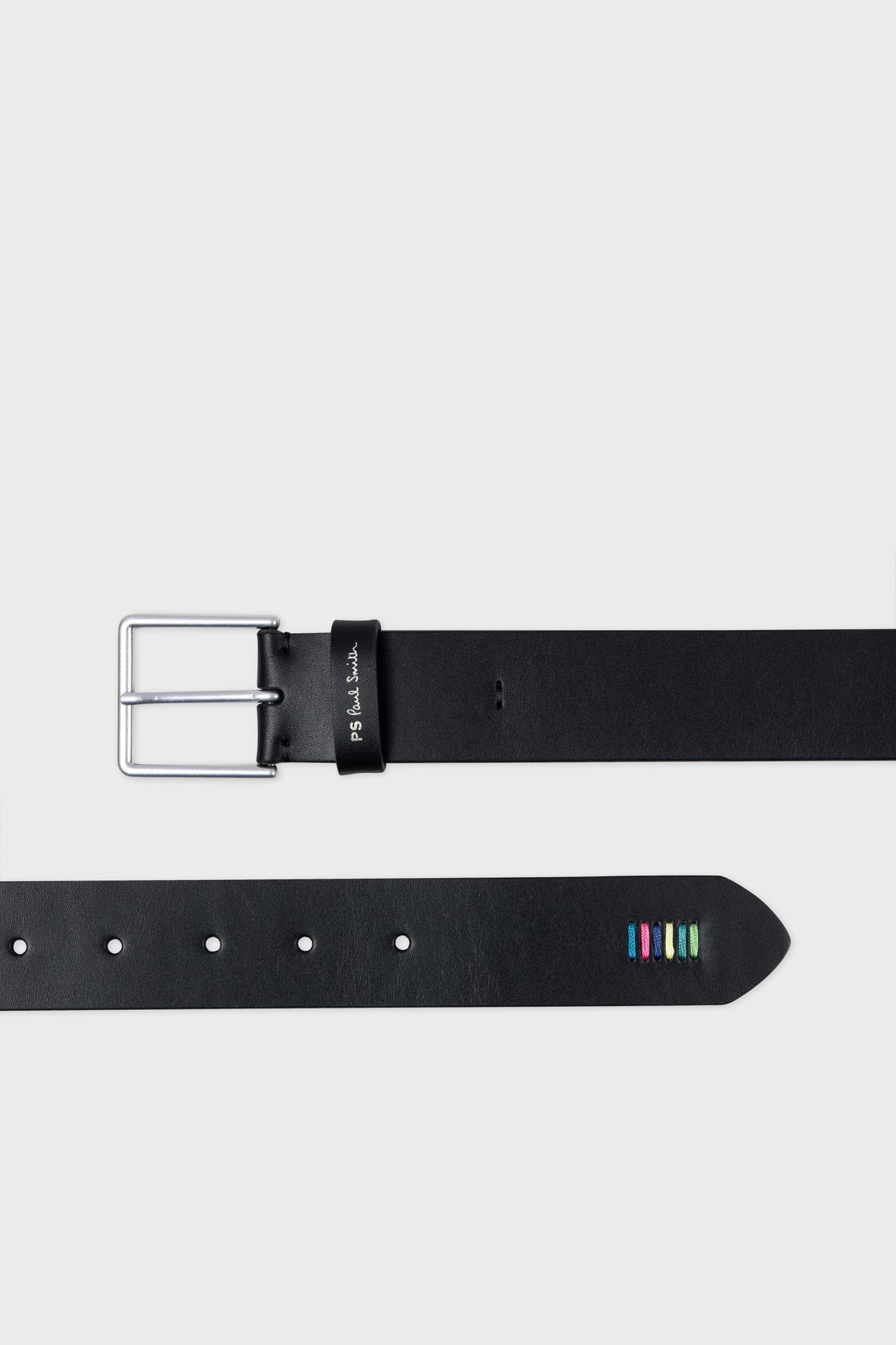 MEN BELT PS STITCH BLACK 4