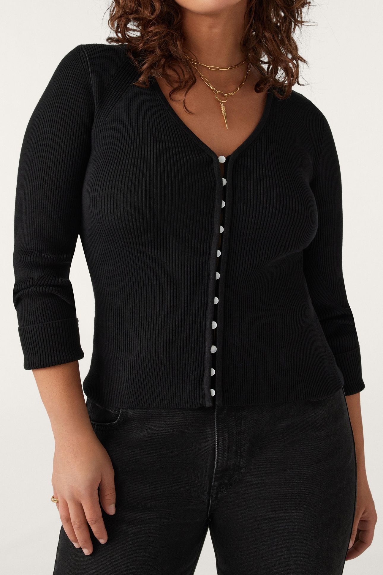 LONG SLEEVES KNIT BLACK 1
