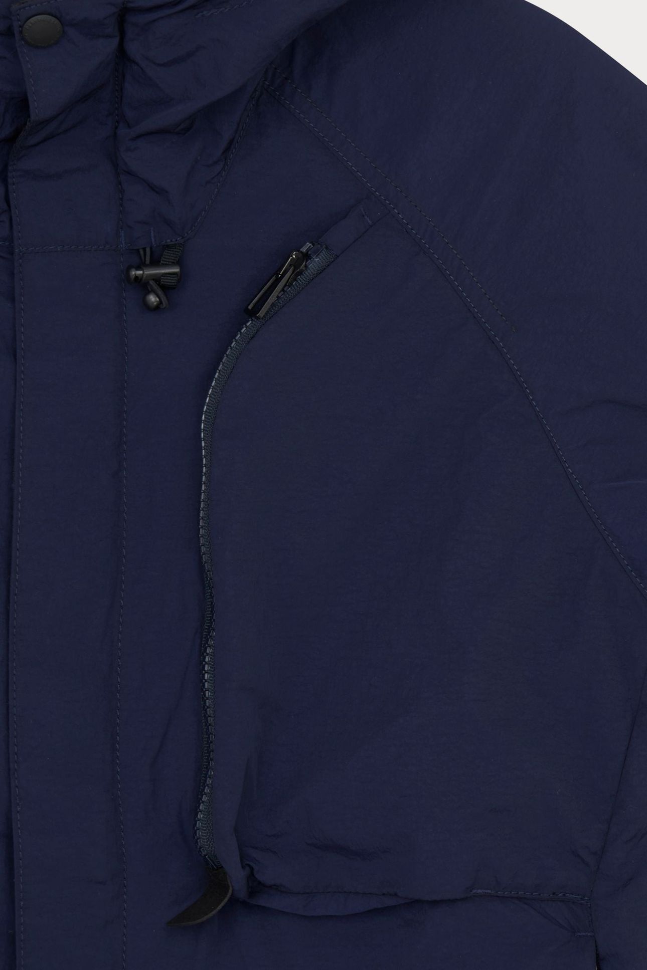 MENS HOODED JACKET VERY DARK NAVY 3