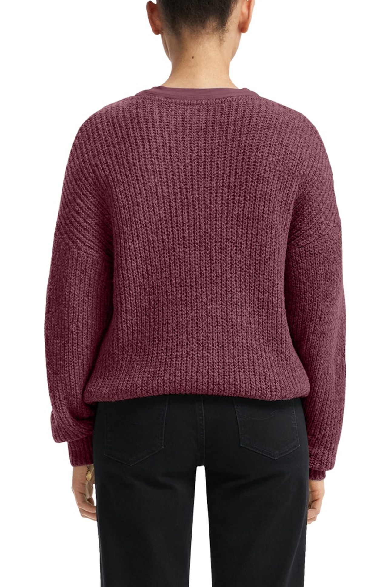 S.OLIVER-QS PULLOVER BURGUNDY 2