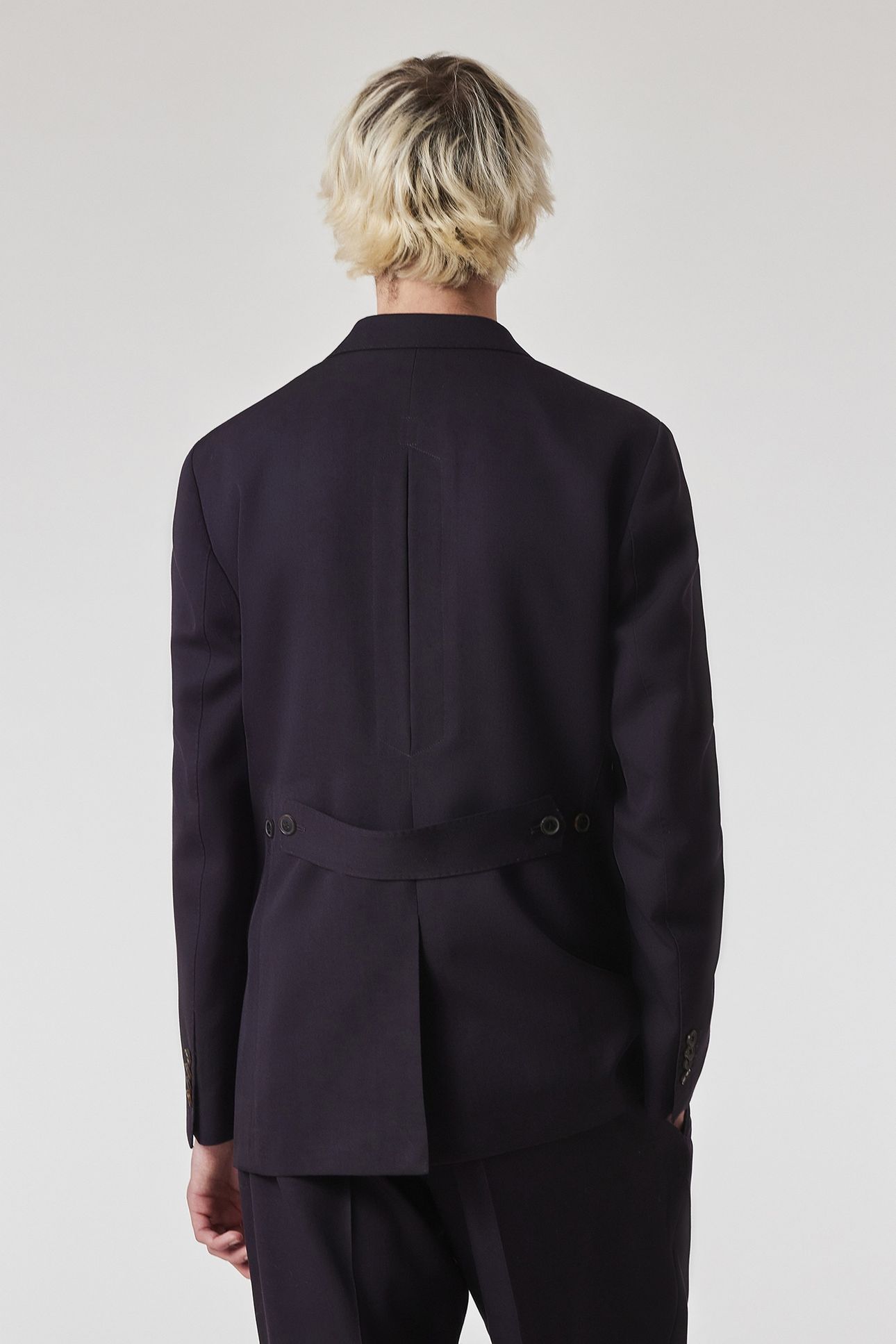 MENS 2 BUTTON JACKET DARK VIOLET 2