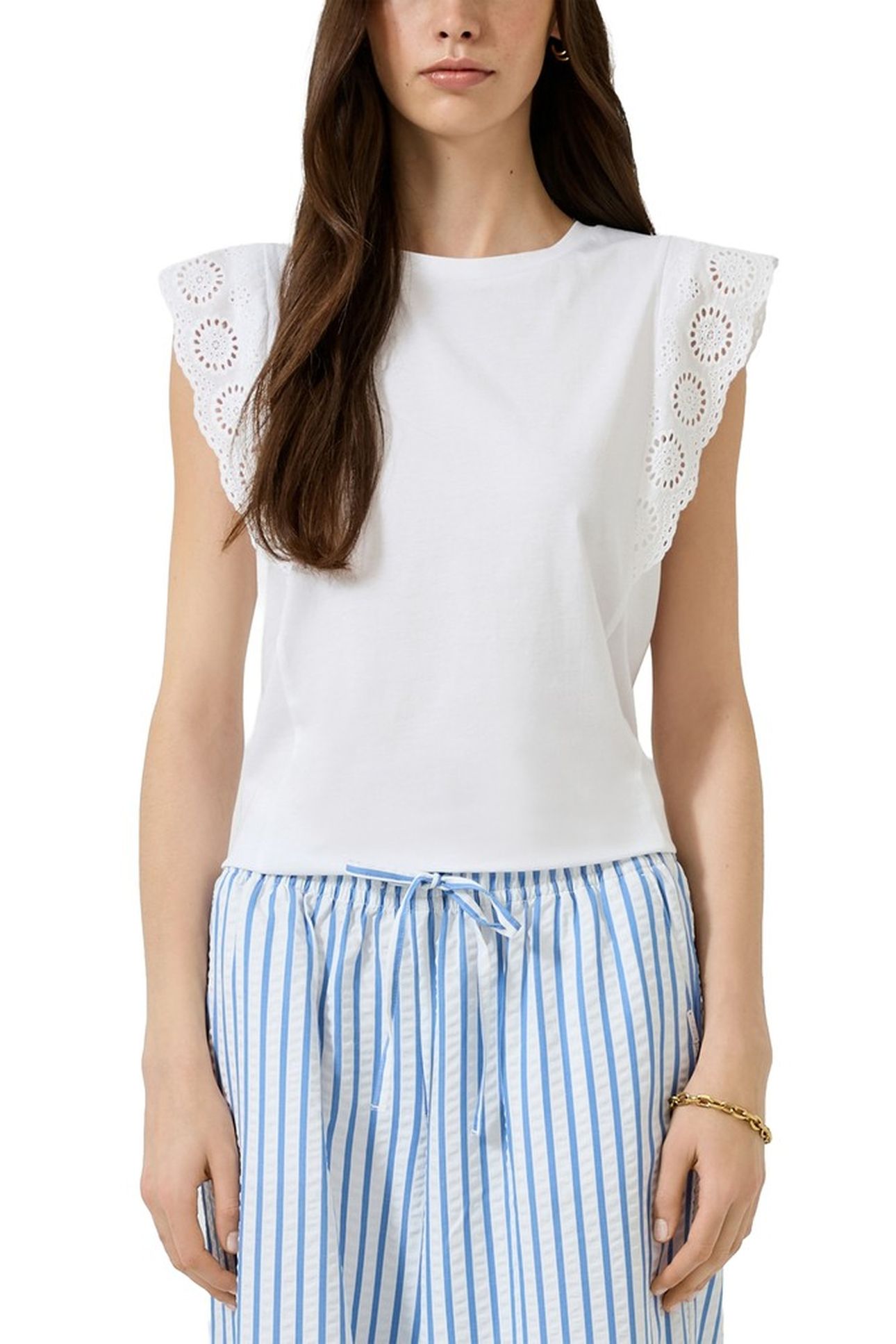 S.OLIVER-QS T-SHIRTS WHITE 1