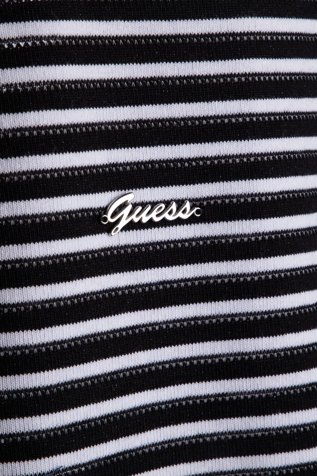 SS SARA STRIPED TOP BLACK AND BLACK WHIT 4