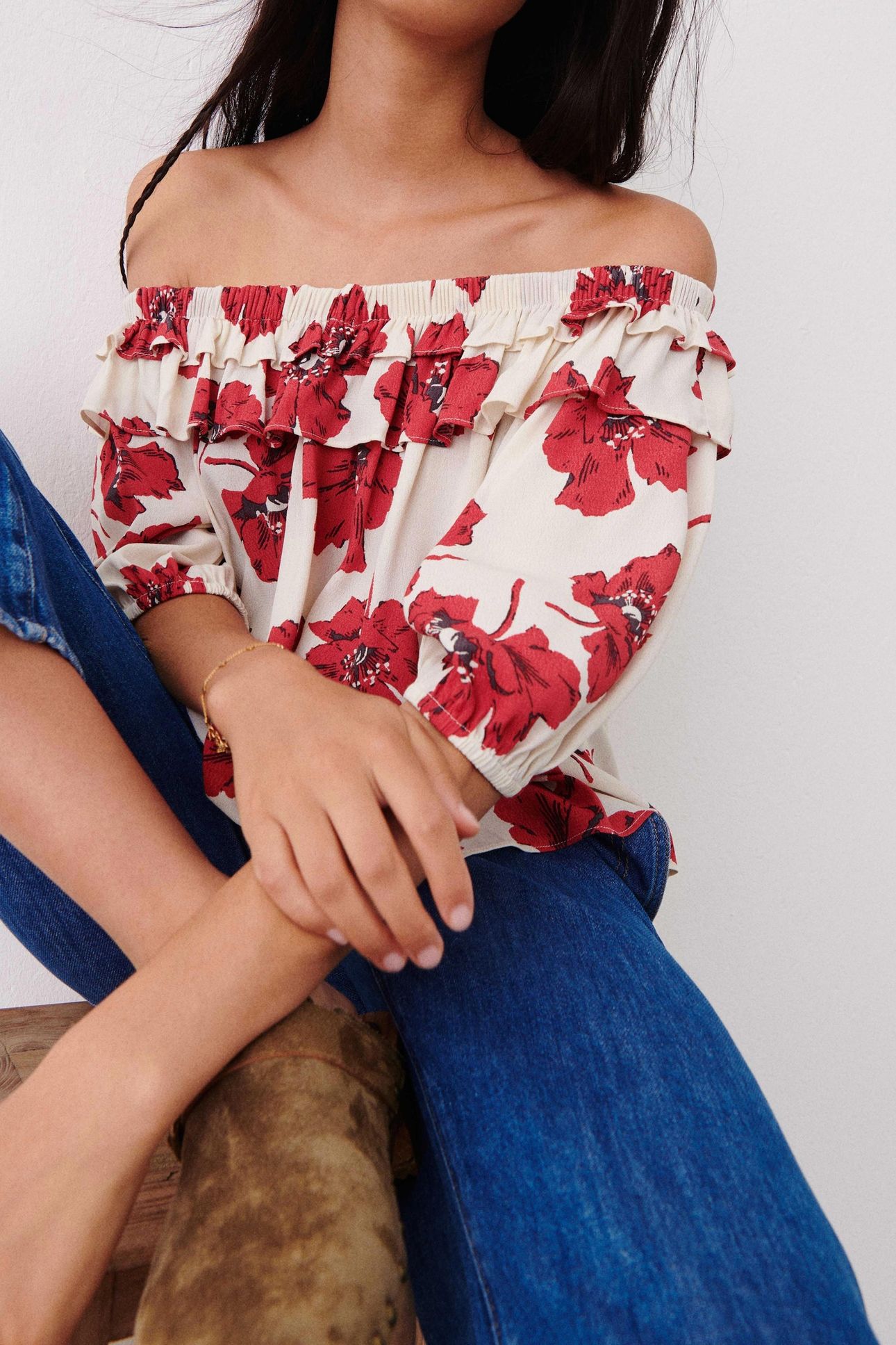 SHORT SLEEVES TOP ROUGE 3