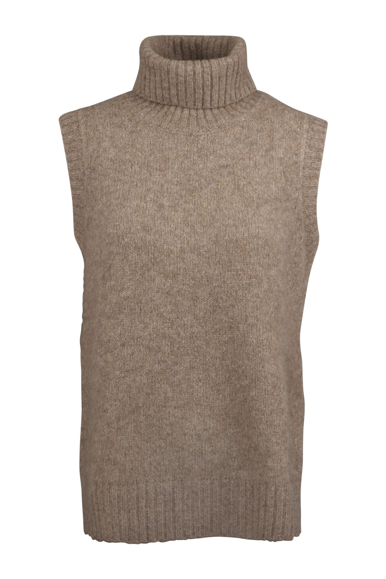 GEORGETTE KNIT VEST BEIGE 1