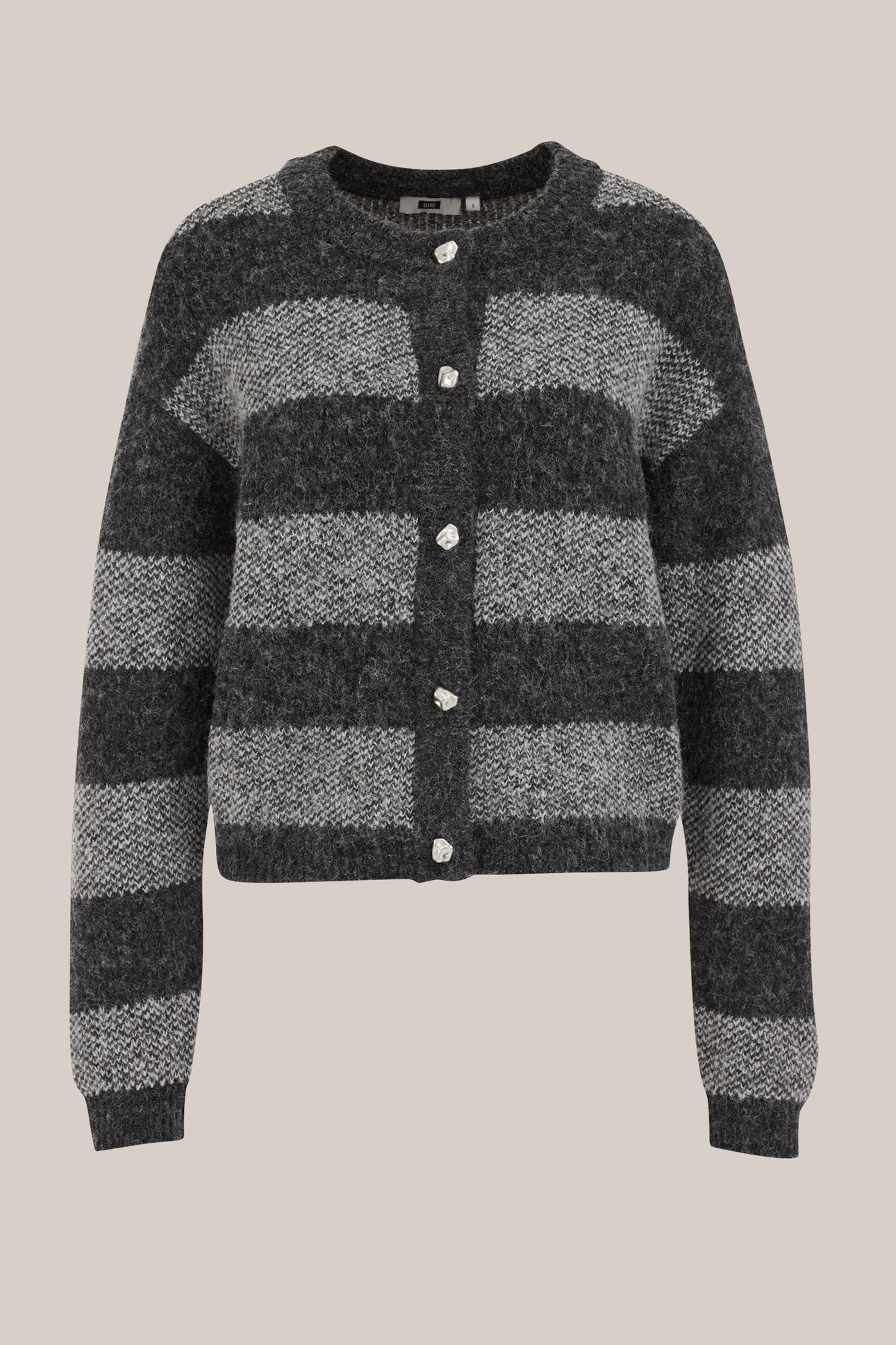 KNITTED CARDIGAN DARK GREY 4