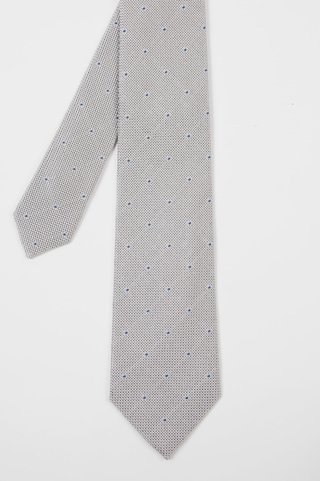 MEN TIE SMALL DOTS GREY 1