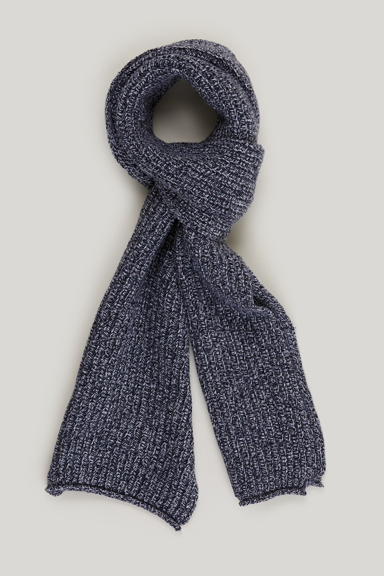 TWISTED YARN SCARF BLUE 1