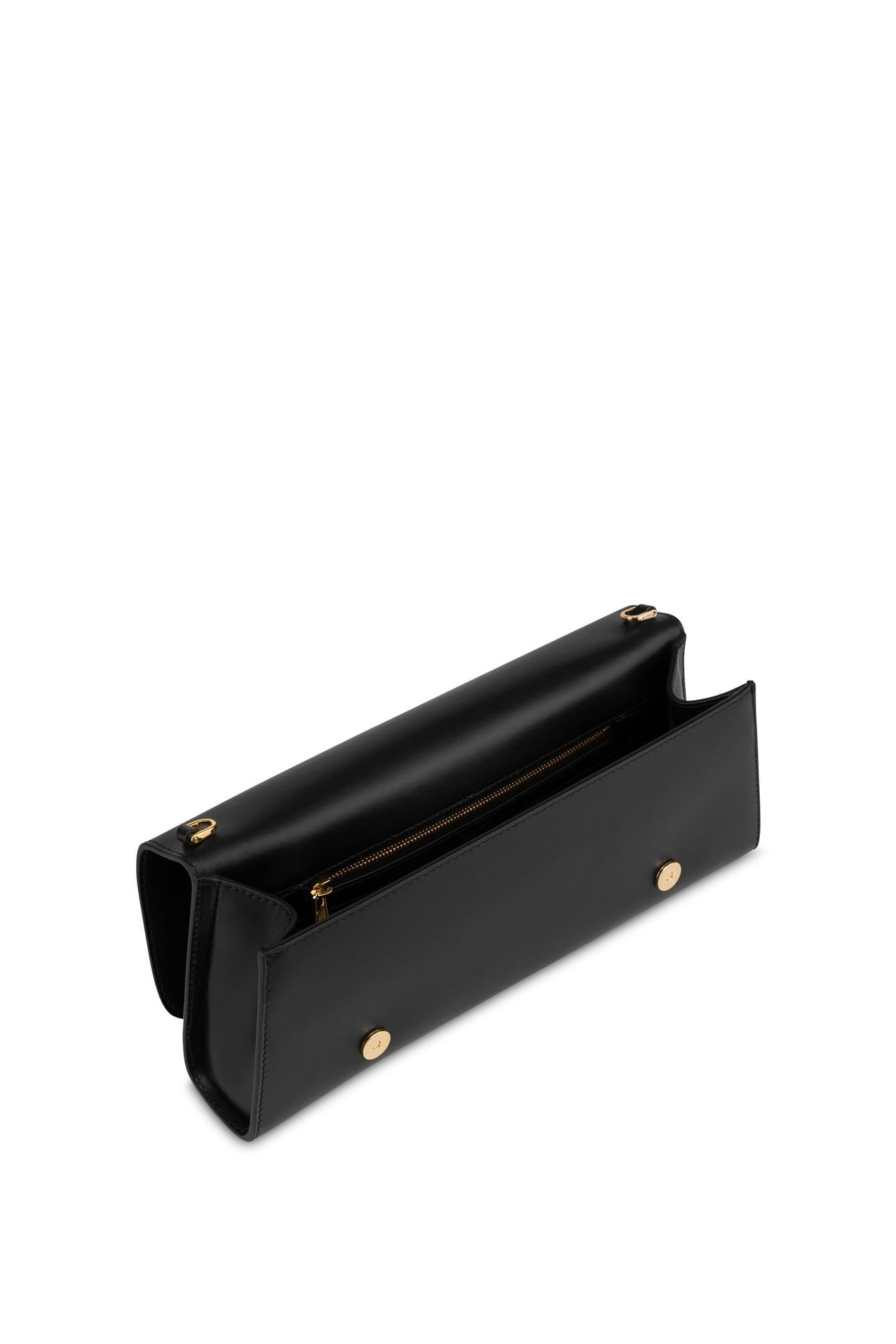 MAXI CLUTCH CRYSTAL LETTERING LOGO BLACK 3