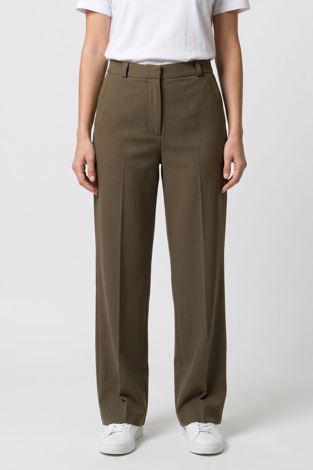 ES AUGUSTA TROUSERS KHAKI 1
