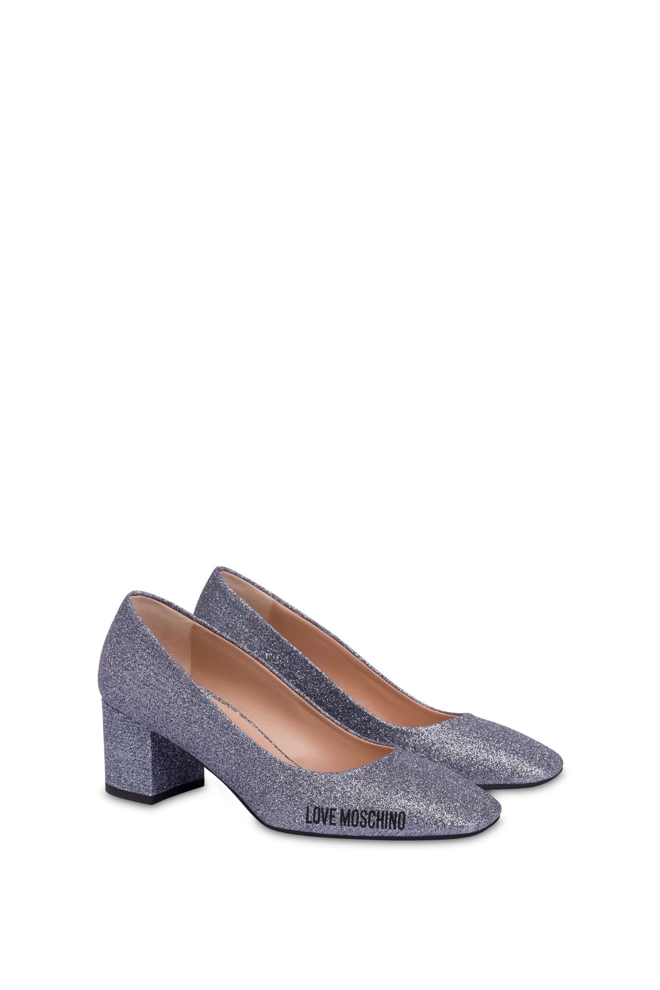 GLITTER PUMPS GREY 2