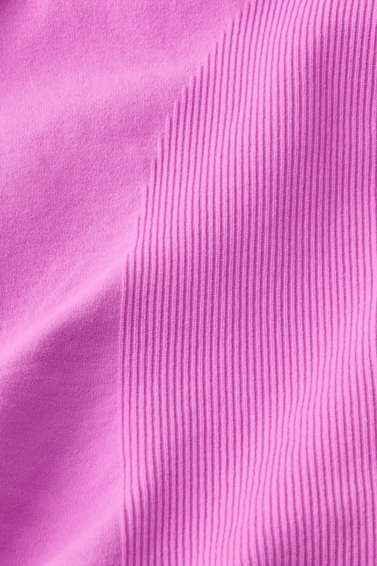 SLEEK SEAMLESS SCOOP NECK SHORT-SLEEVE TOP ELECTRIC ORCHID 4