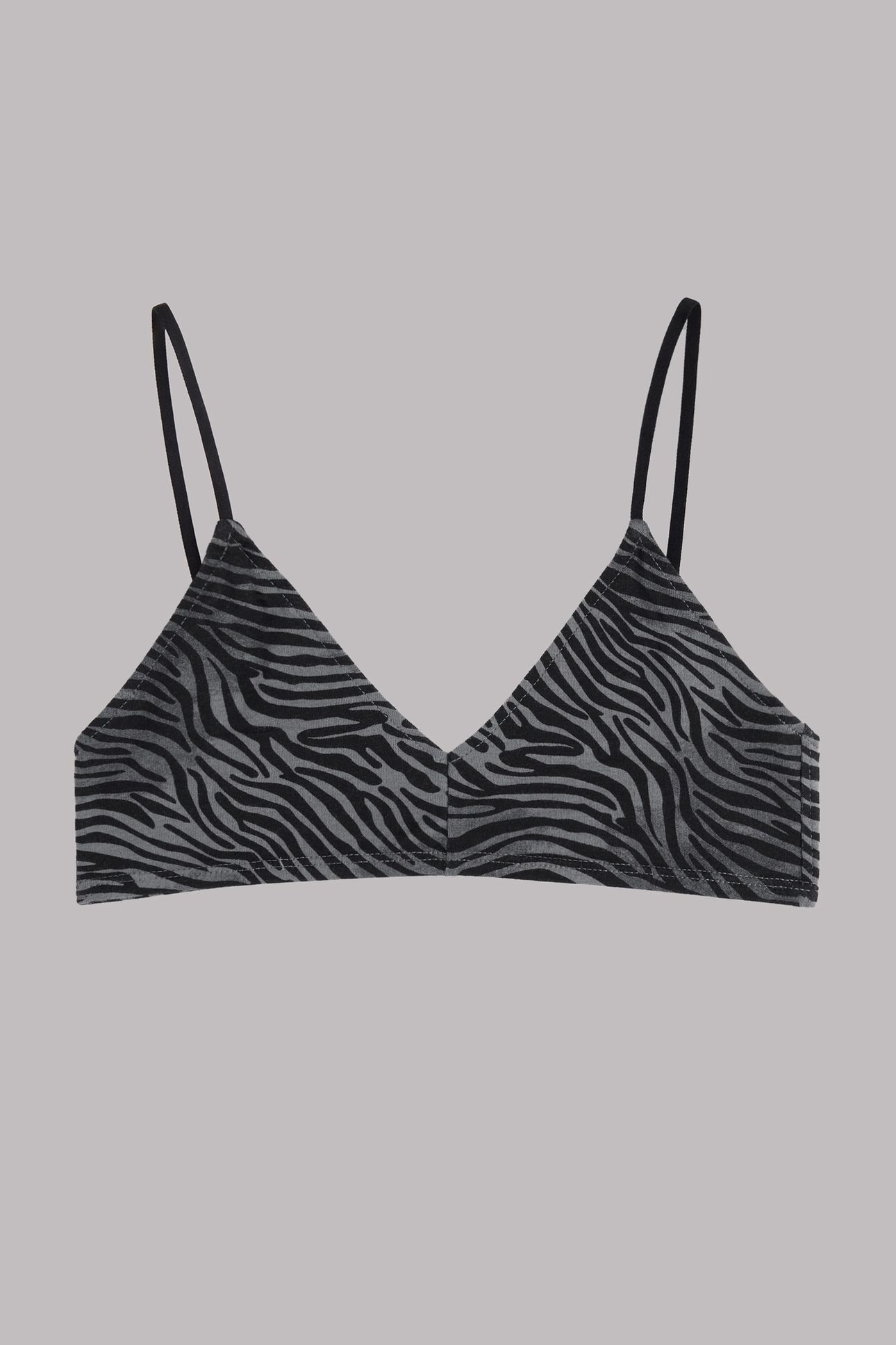 THE DARK ZEBRA SOFT BRALETTE BLACK 2