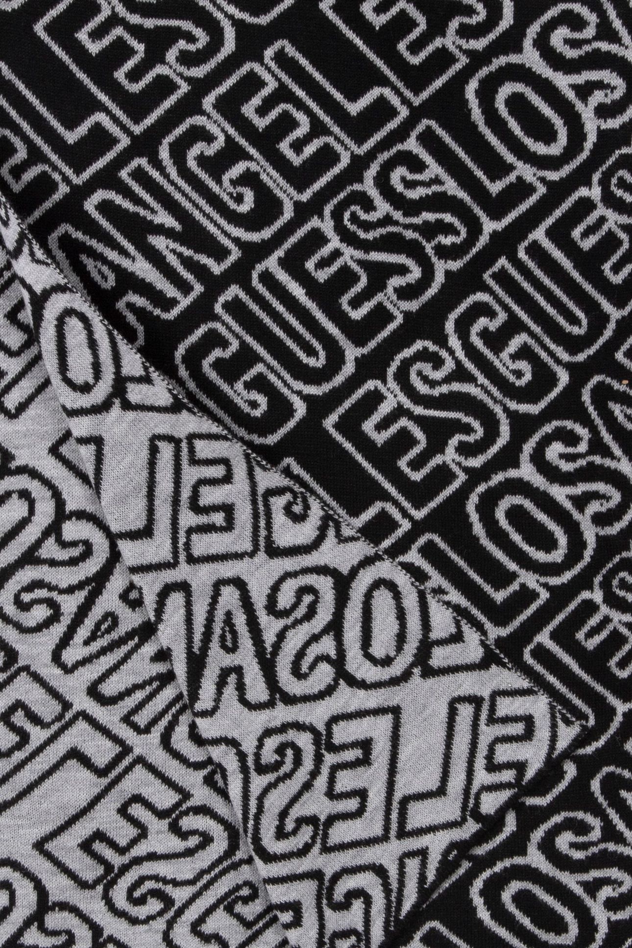ALLOVER SCARF AO JACQ LA BLACK/GRE 3