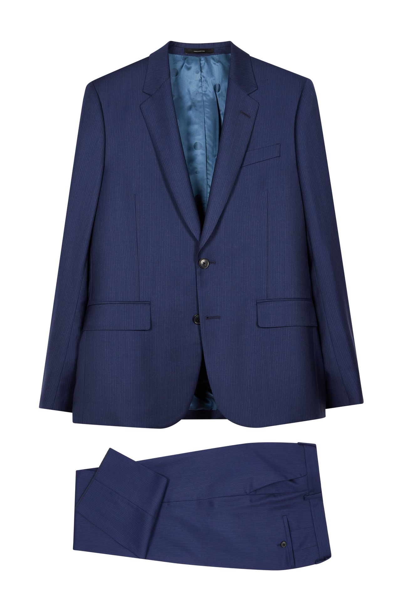 MENS TAILORED FIT 2 BUTTON SUIT NAVY 1