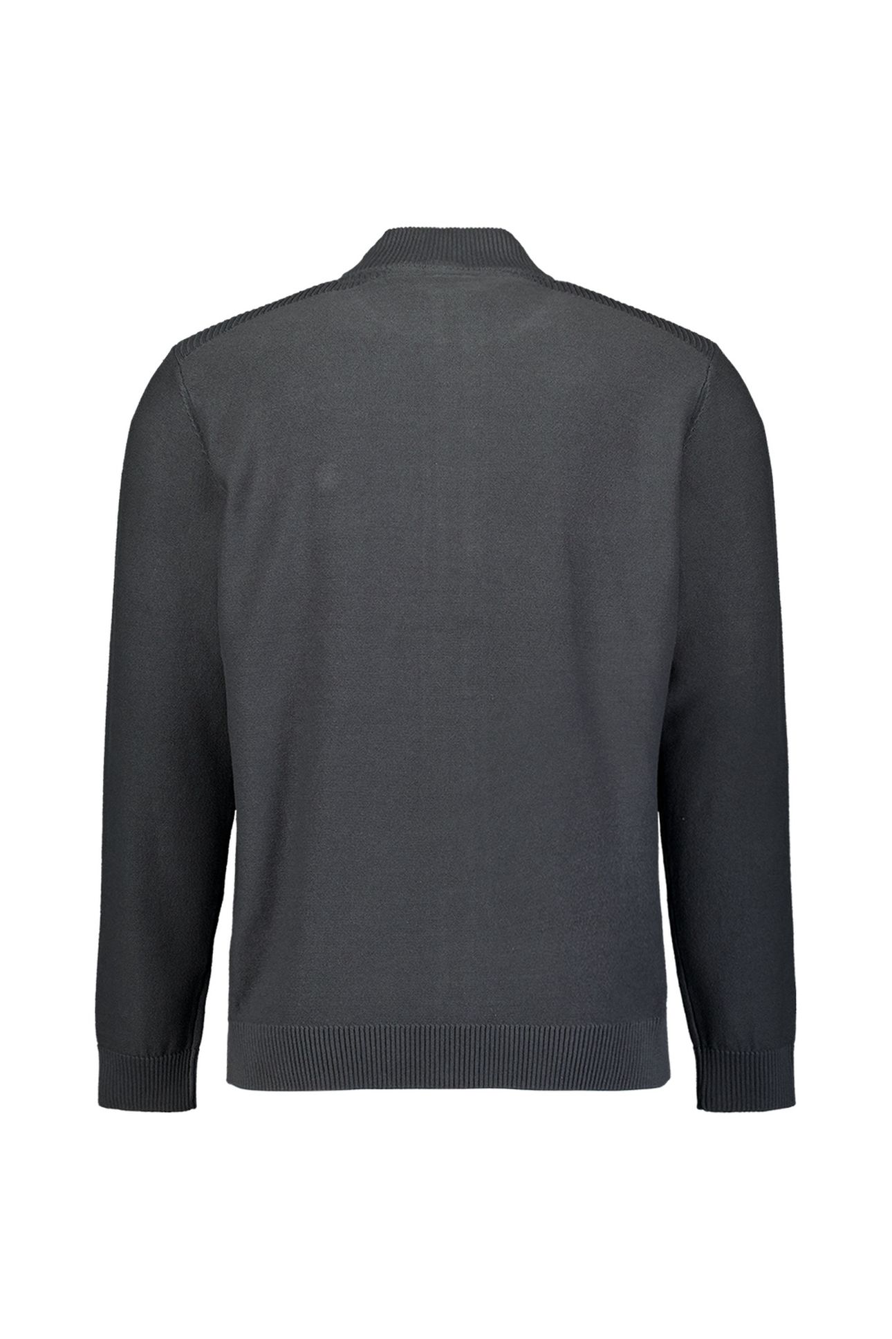 PULLOVER FULL ZIP SHOULDER DETAIL DARK STEEL 6