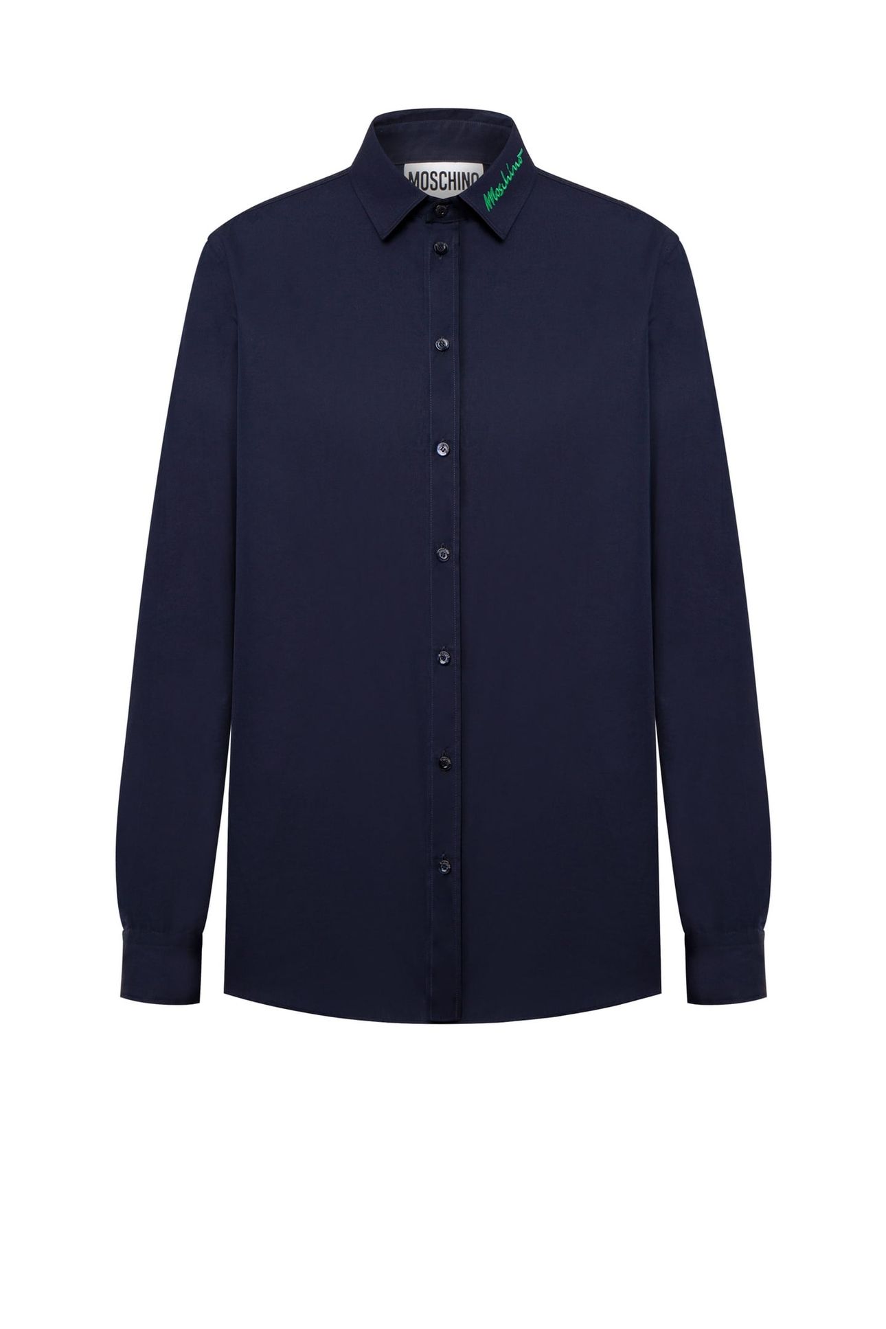 SIGNATURE LOGO POPLIN SHIRT BLUE 3