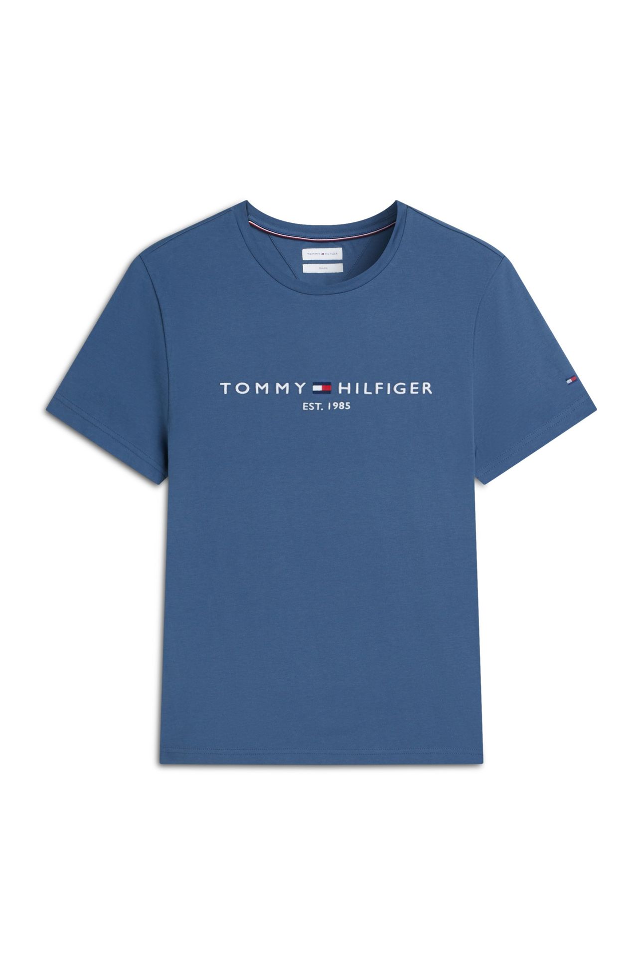 TOMMY LOGO TEE AEGEAN SEA 4