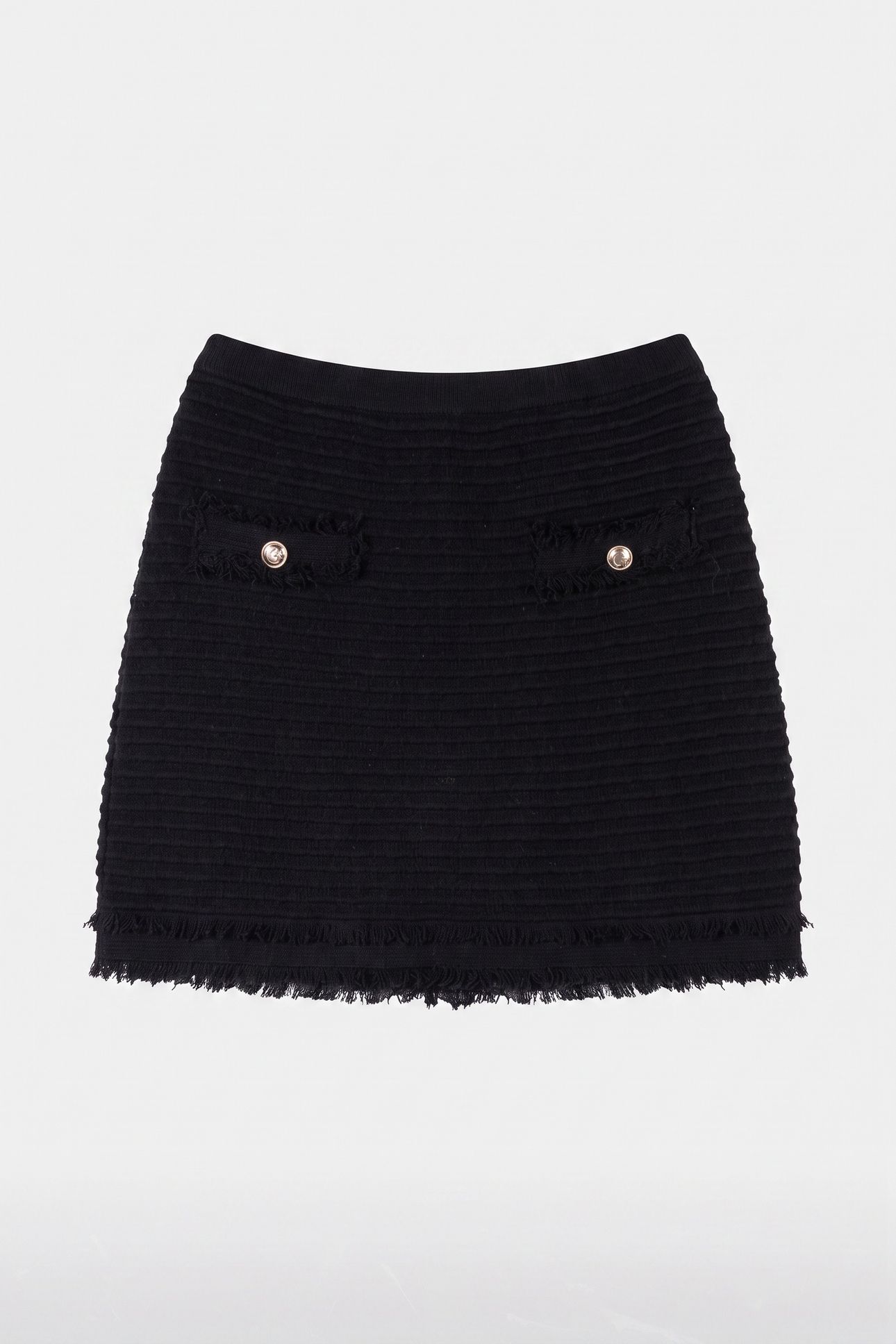 MALINA OTTOMAN BOUCL JET BLACK A996 3